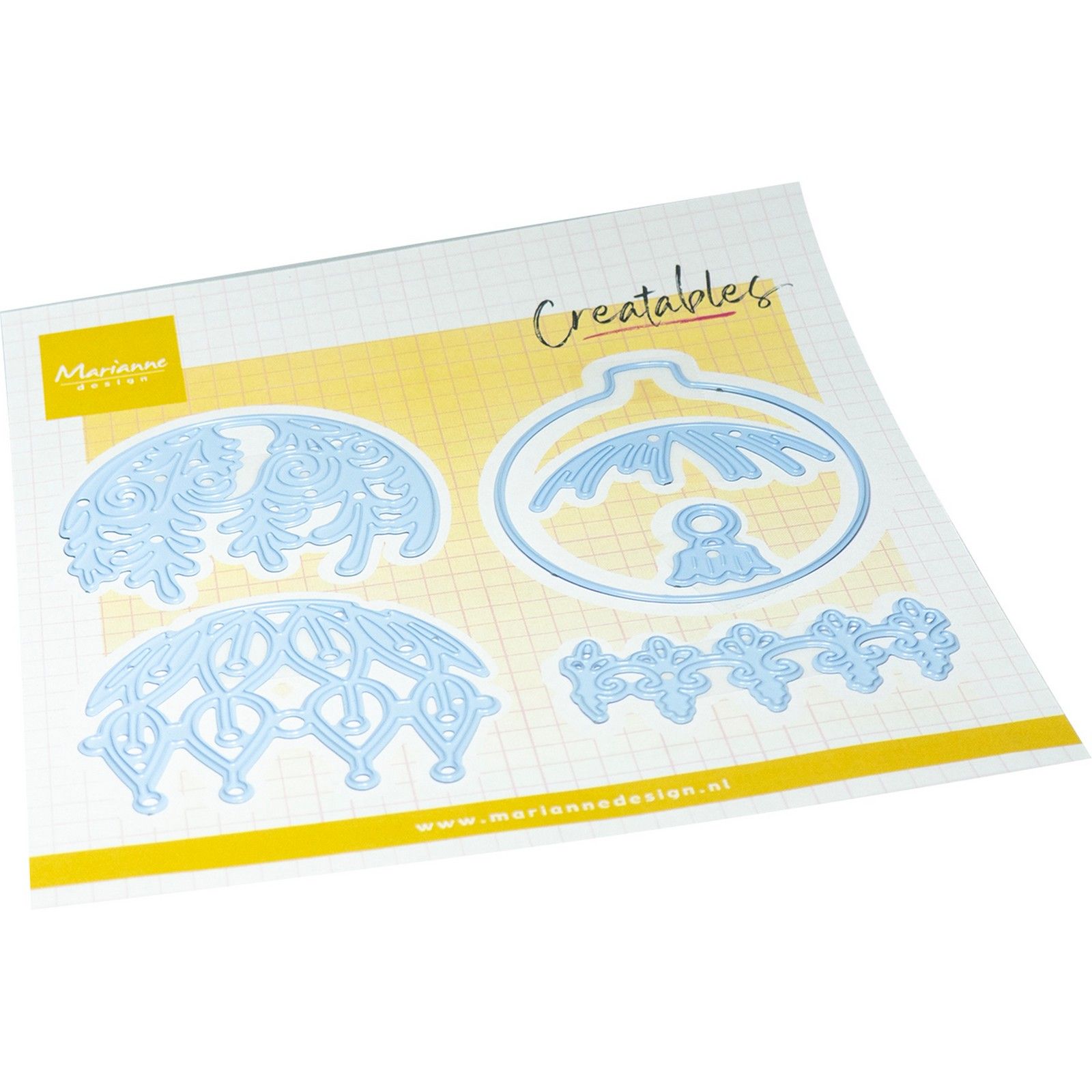 Marianne Design • Creatables Christmas baubles round