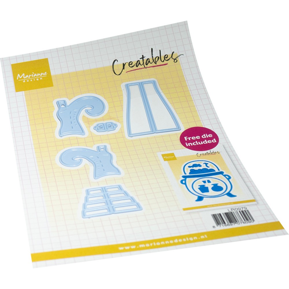 Marianne Design • Creatables Witch in the kettle (includes LR0882)