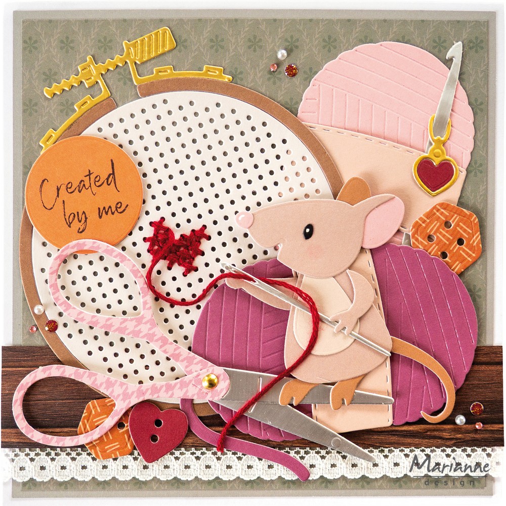 Marianne Design • Creatables Yarn 170 x 120 mm