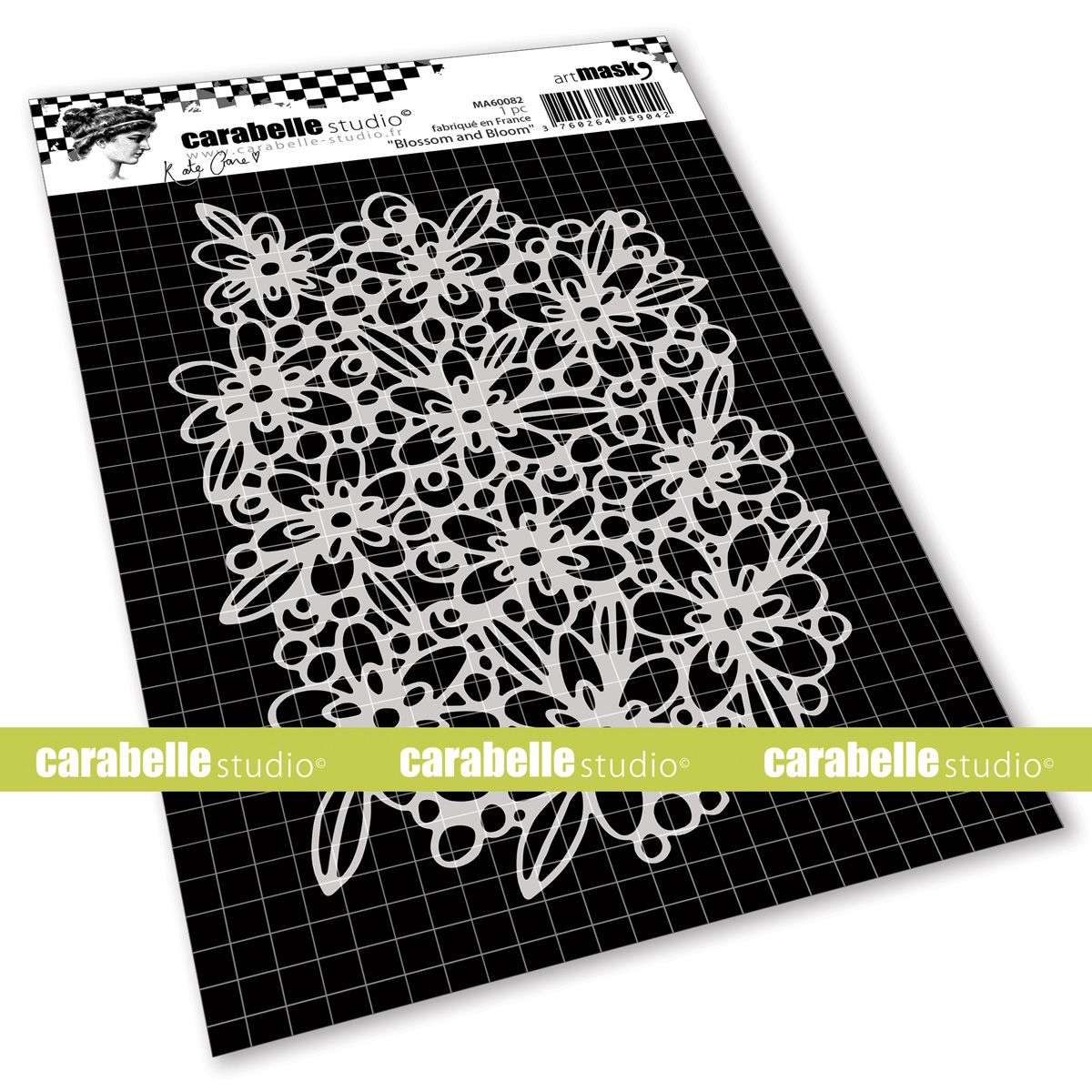 Carabelle Studio • Mask square stencil A6 Blossom ans Bloom