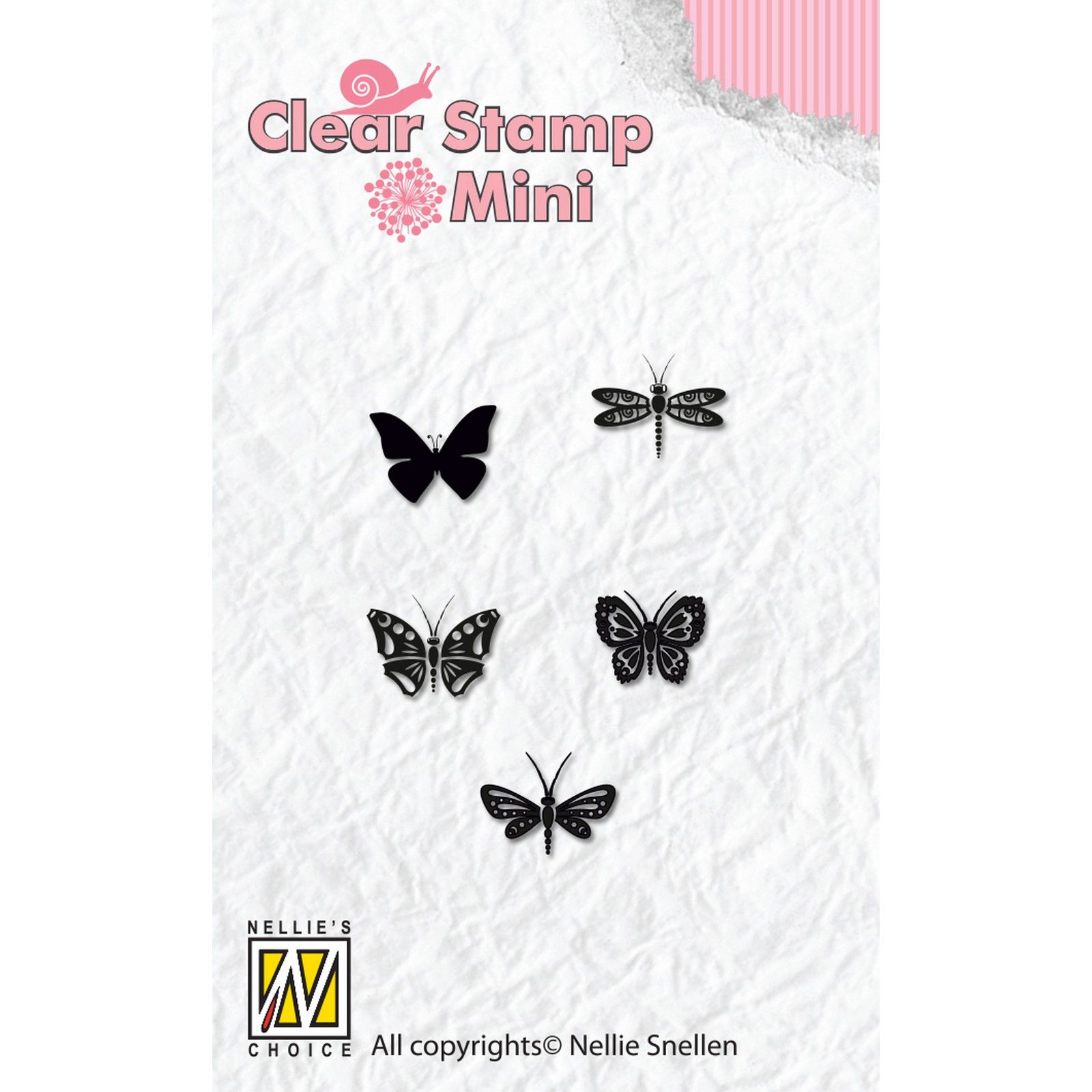 Nellie's Choice • Mini Clear Stamps Butterflies