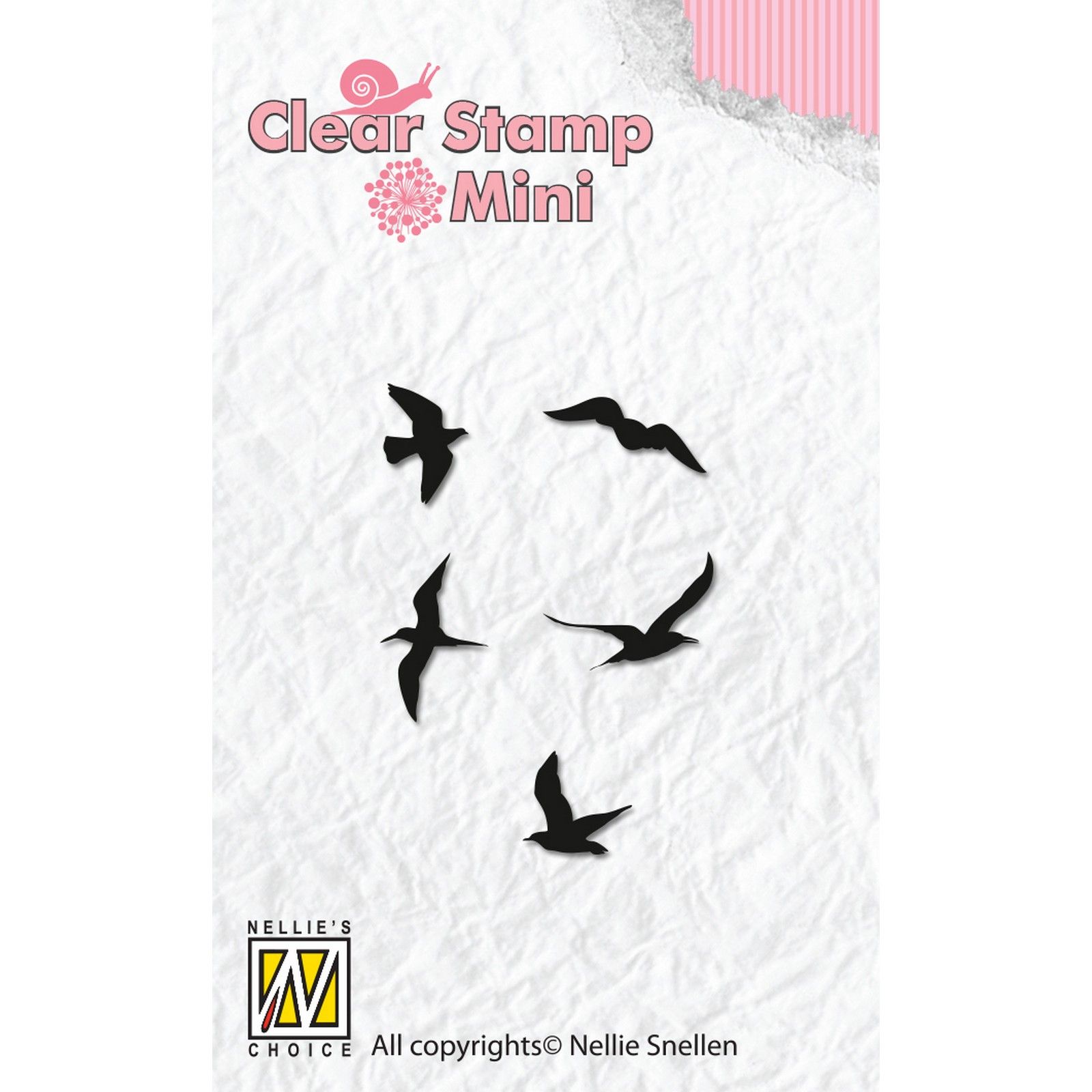 Nellie's Choice • Mini Clear Stempels Birds