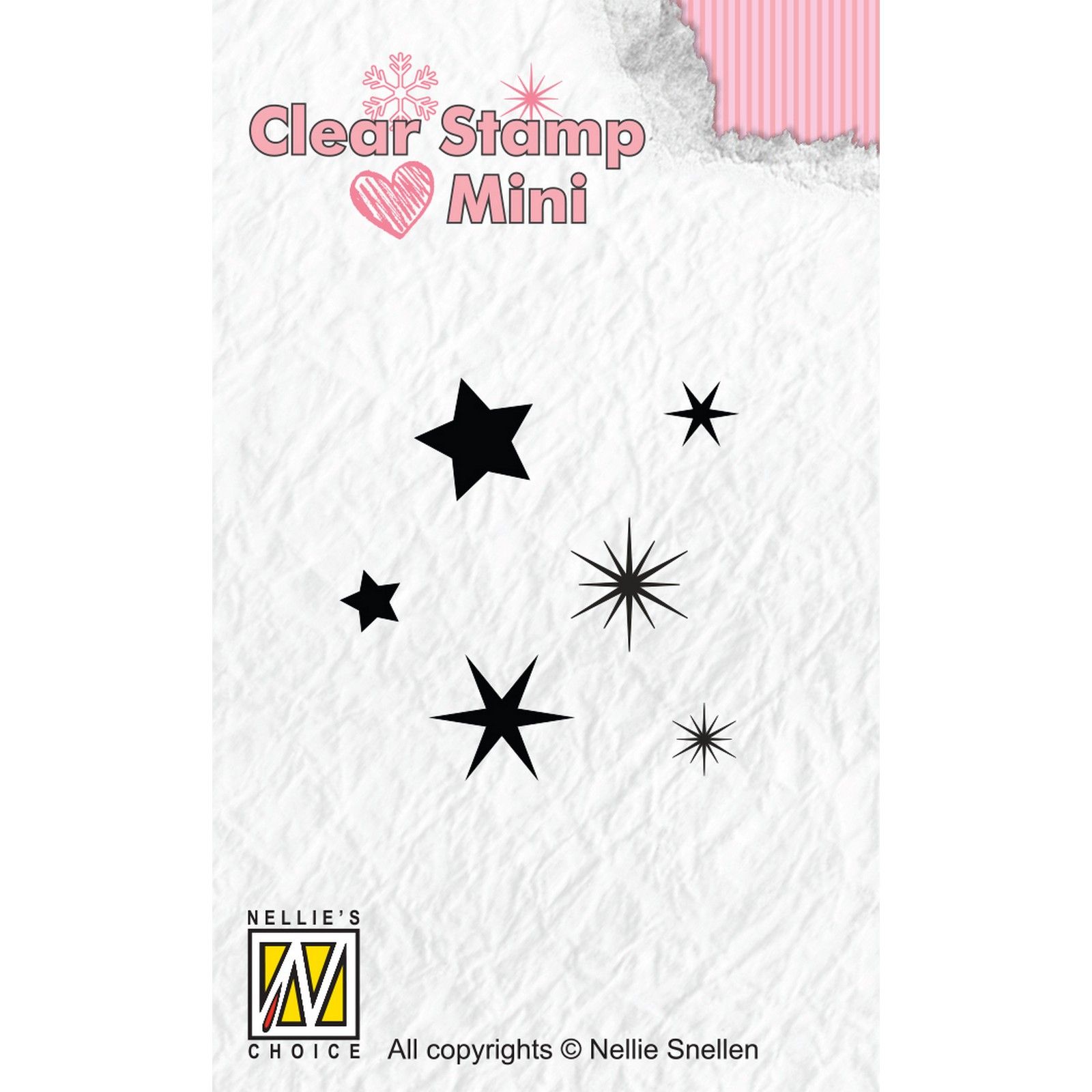 Nellie's Choice • Mini Clear Stamps Stars