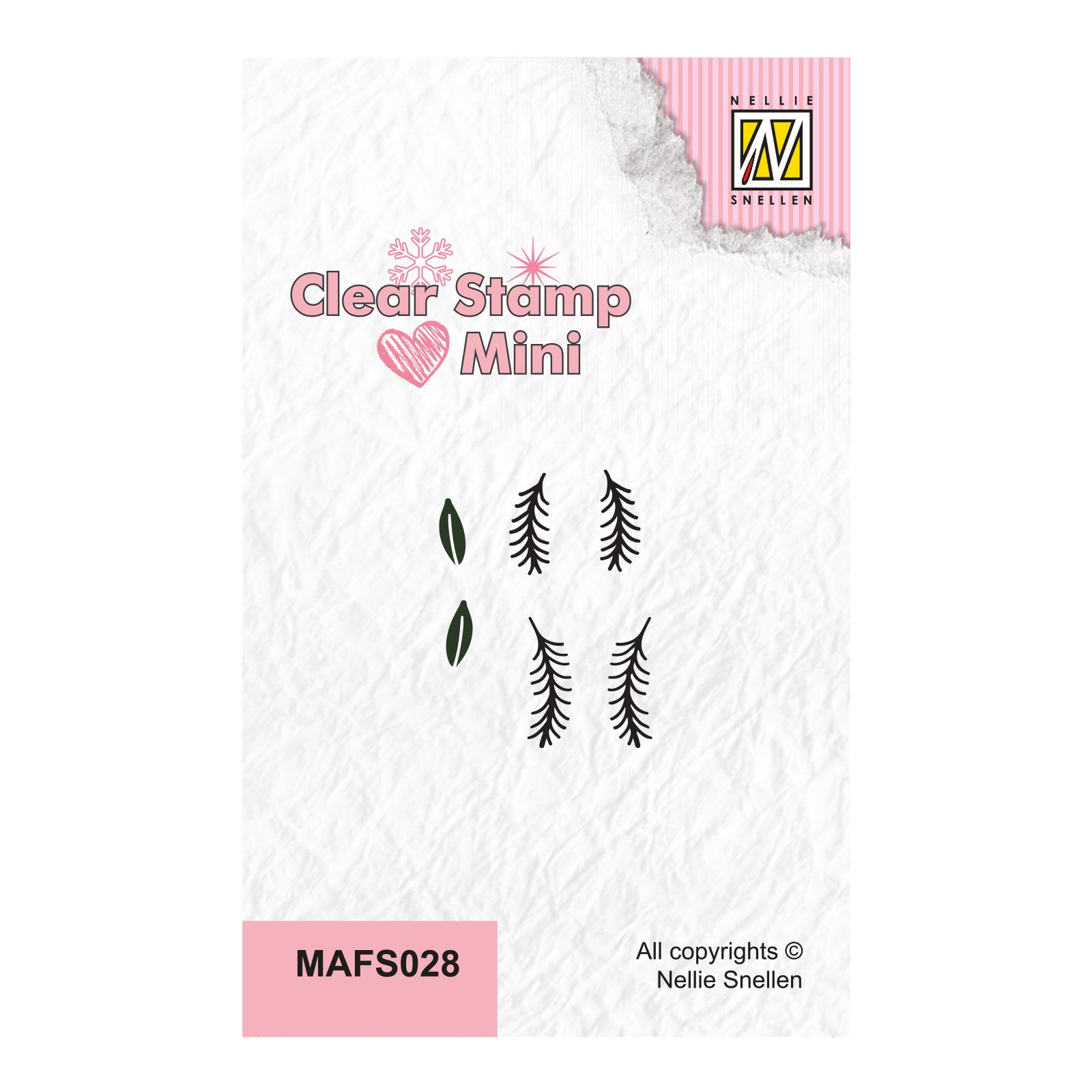 Nellie's Choice • Mini Clear Stempels Pine Branches