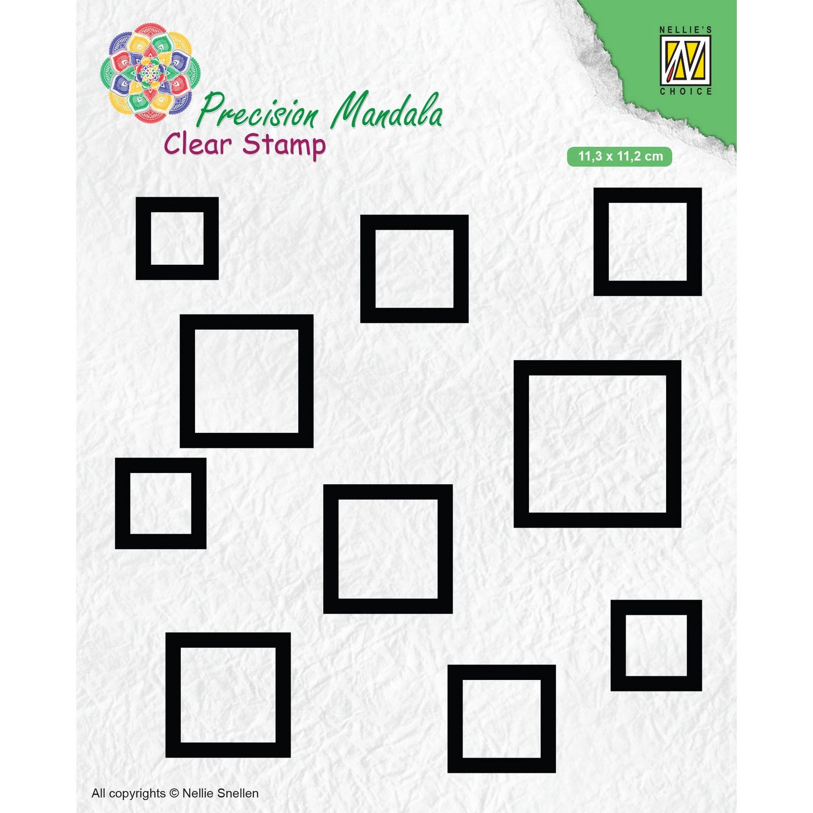 Nellie's Choice • Precision Mandala Clear Stamps Squares