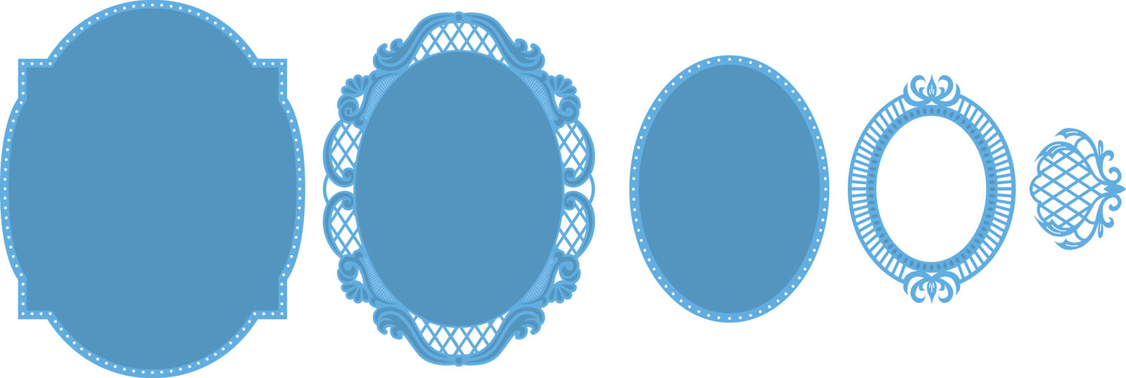 Marianne Design • Creatables cut- embosstencil Anja's Oval