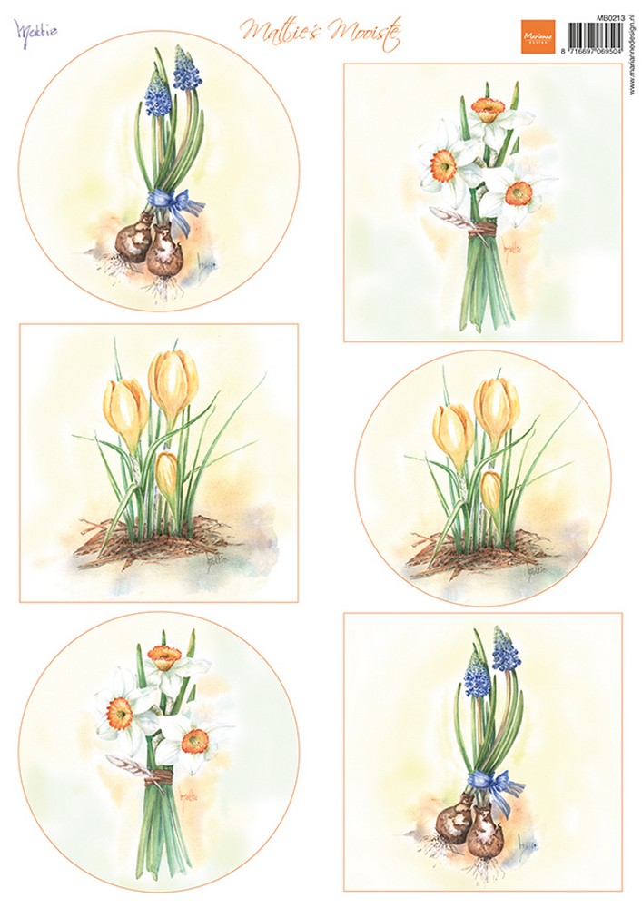 Marianne Design • Decoupage Mattie's Mooiste Flower Bulbs