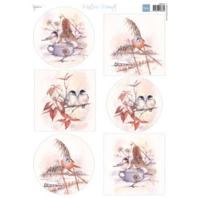 Marianne Design • Cutting Sheet Mattie's most beautiful Birds 1pc
