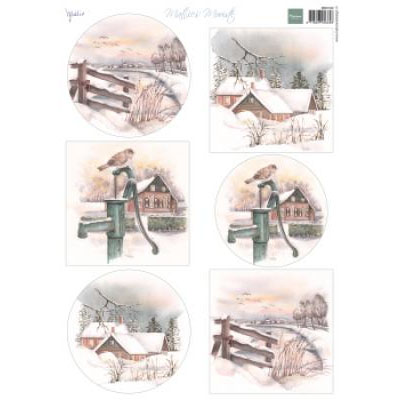 Marianne Design • Cutting Sheet Mattie's most beautiful Winter 1pc