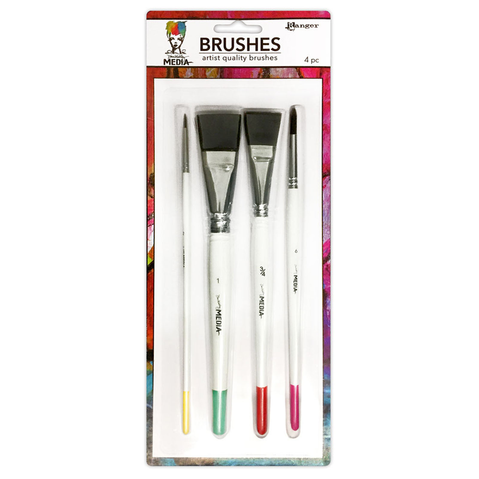 Ranger • Dina Wakley Media brushes 4pcs