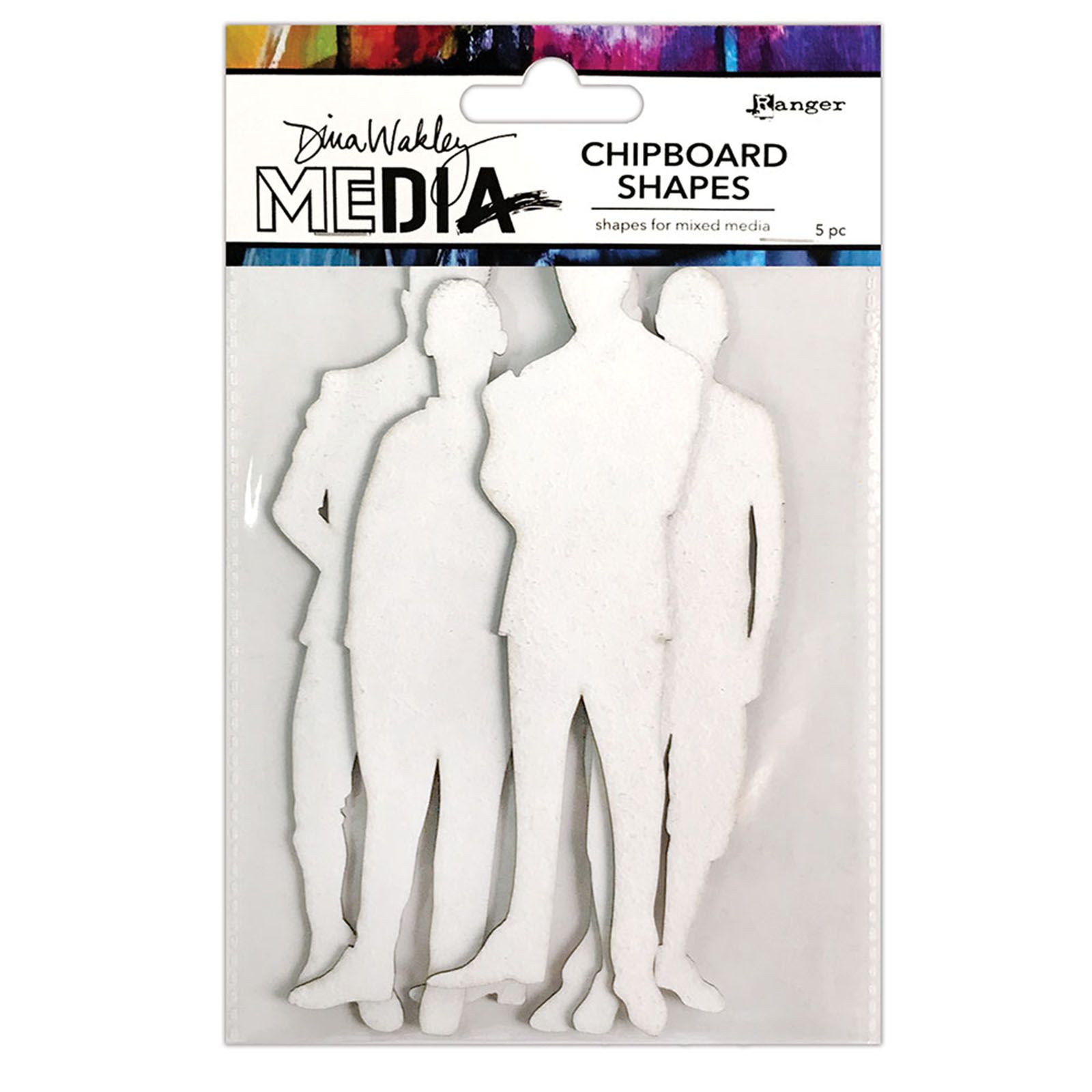 Ranger • Dina Wakley Media chipboard shapes The men