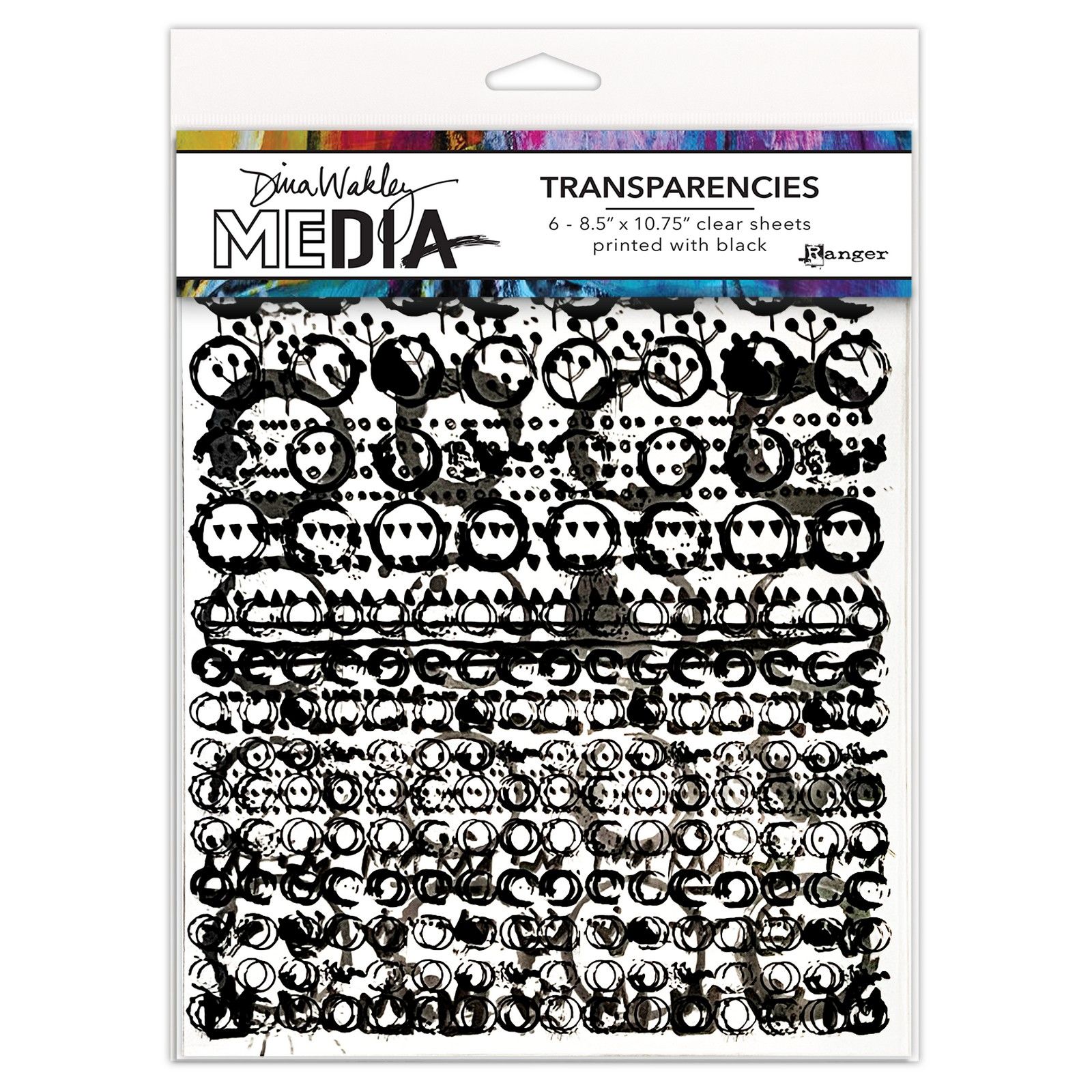 Ranger • Dina Wakley MEdia Transparencies Pattern Play Set 2