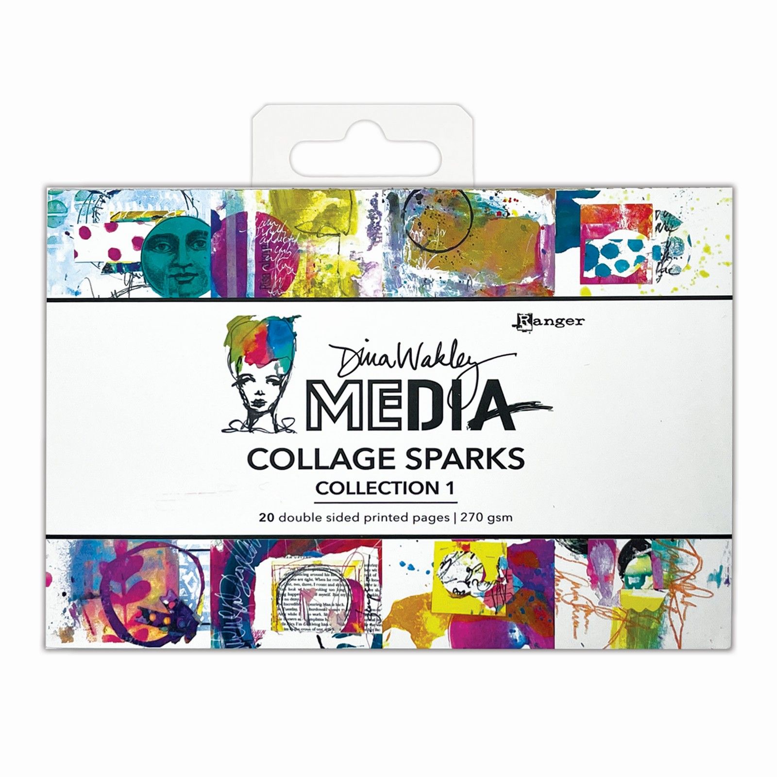 Ranger • Dina Wakley Media Collage Sparks Collection 1