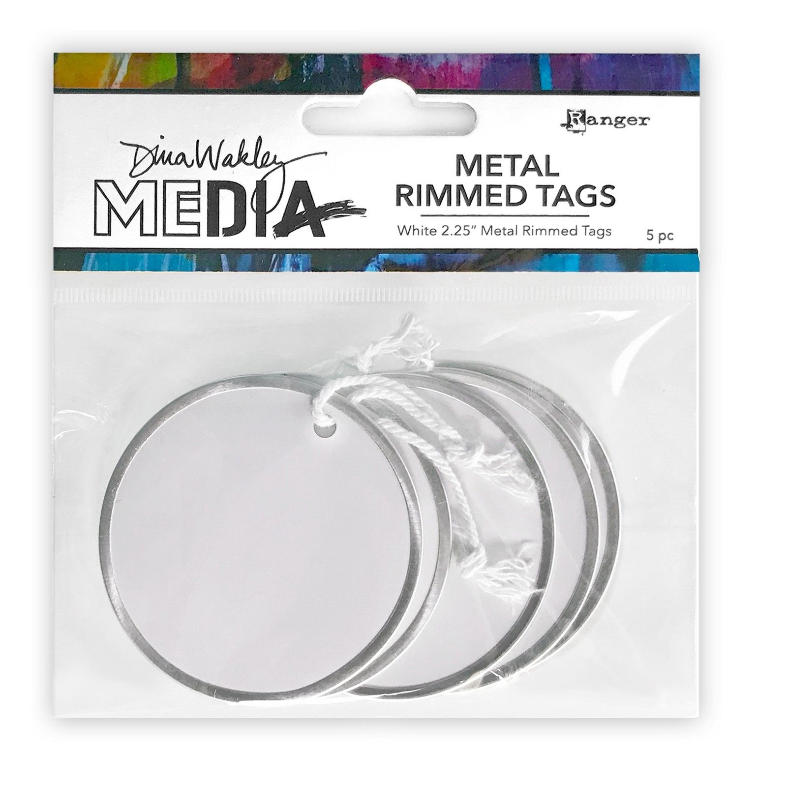 Ranger • Dina Wakley MEdia Metal Rimmed Tags 5,7cm 