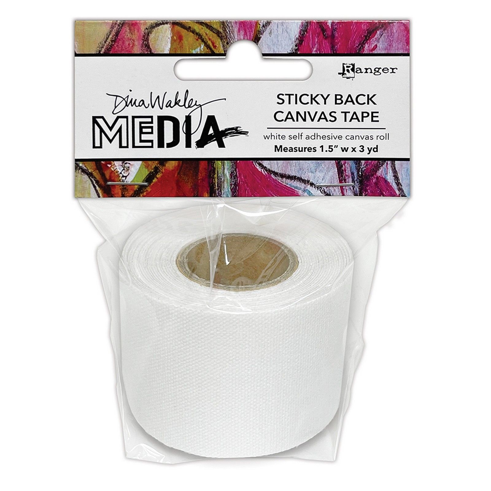 Ranger • Dina Wakley MEdia Sticky Back Canvas Tape 3,8cmx2.74m