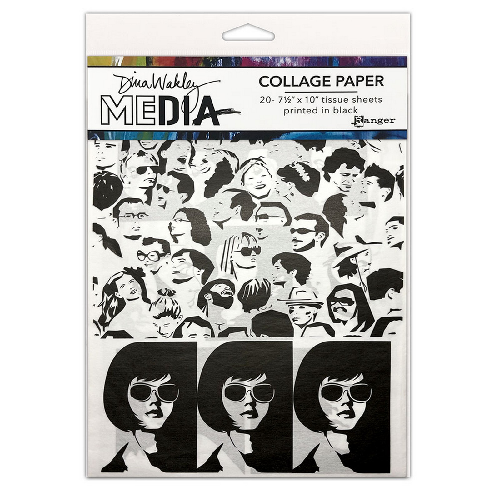 Ranger • Dina Wakley MEdia Collage Paper-Bold