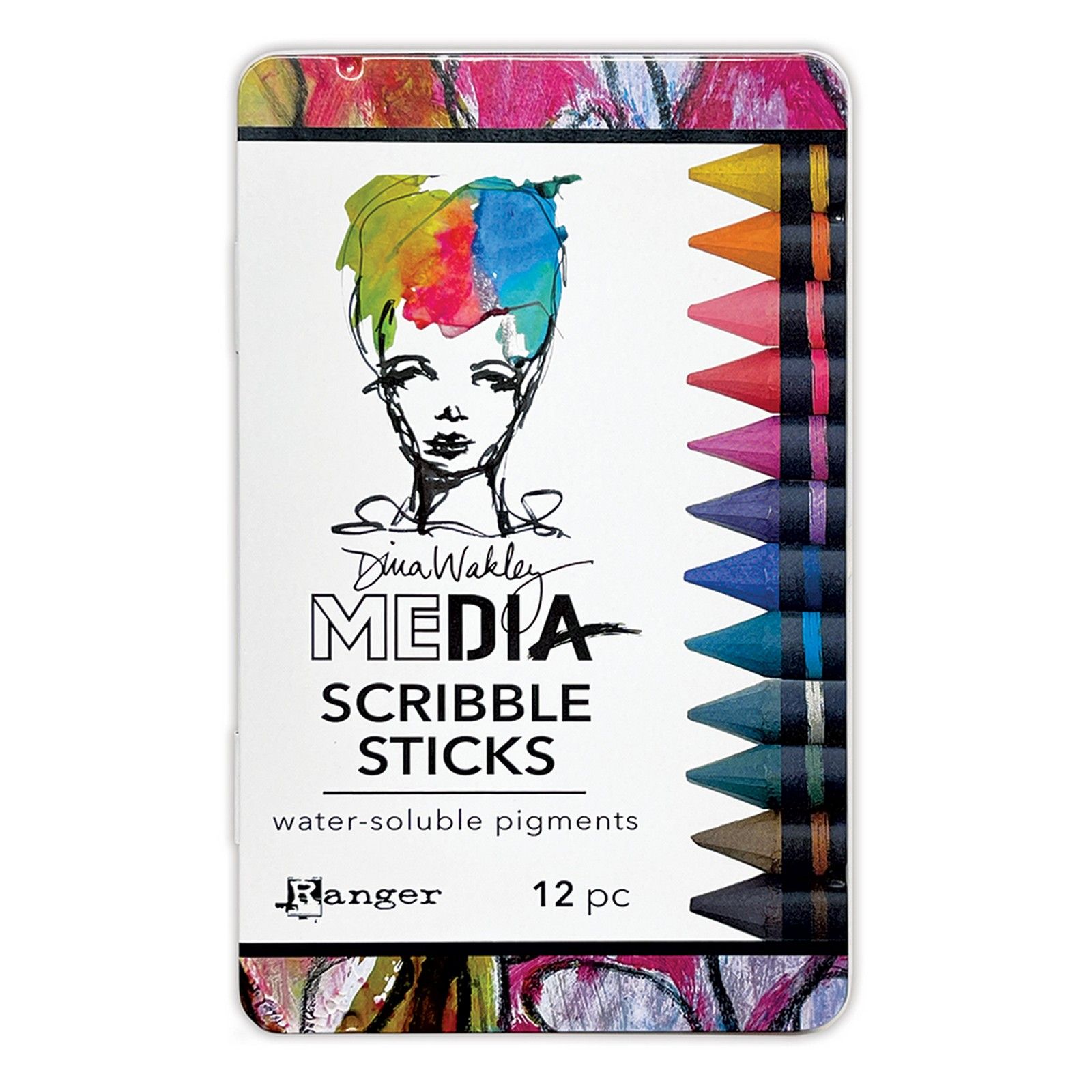 Ranger • Dina Wakley MEdia Scribble Sticks 5 12pcs