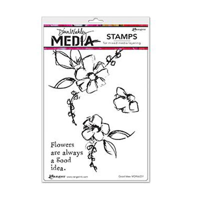 Ranger • Dina Wakley Media cling stamps Good idea