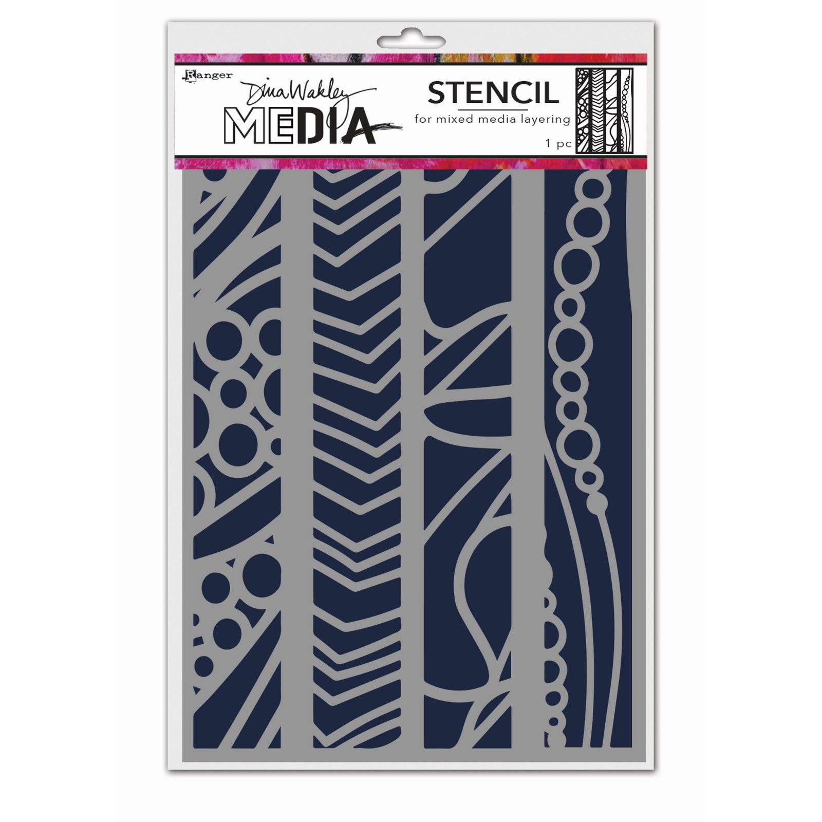 Ranger • Dina Wakley Media Stencils In A Line