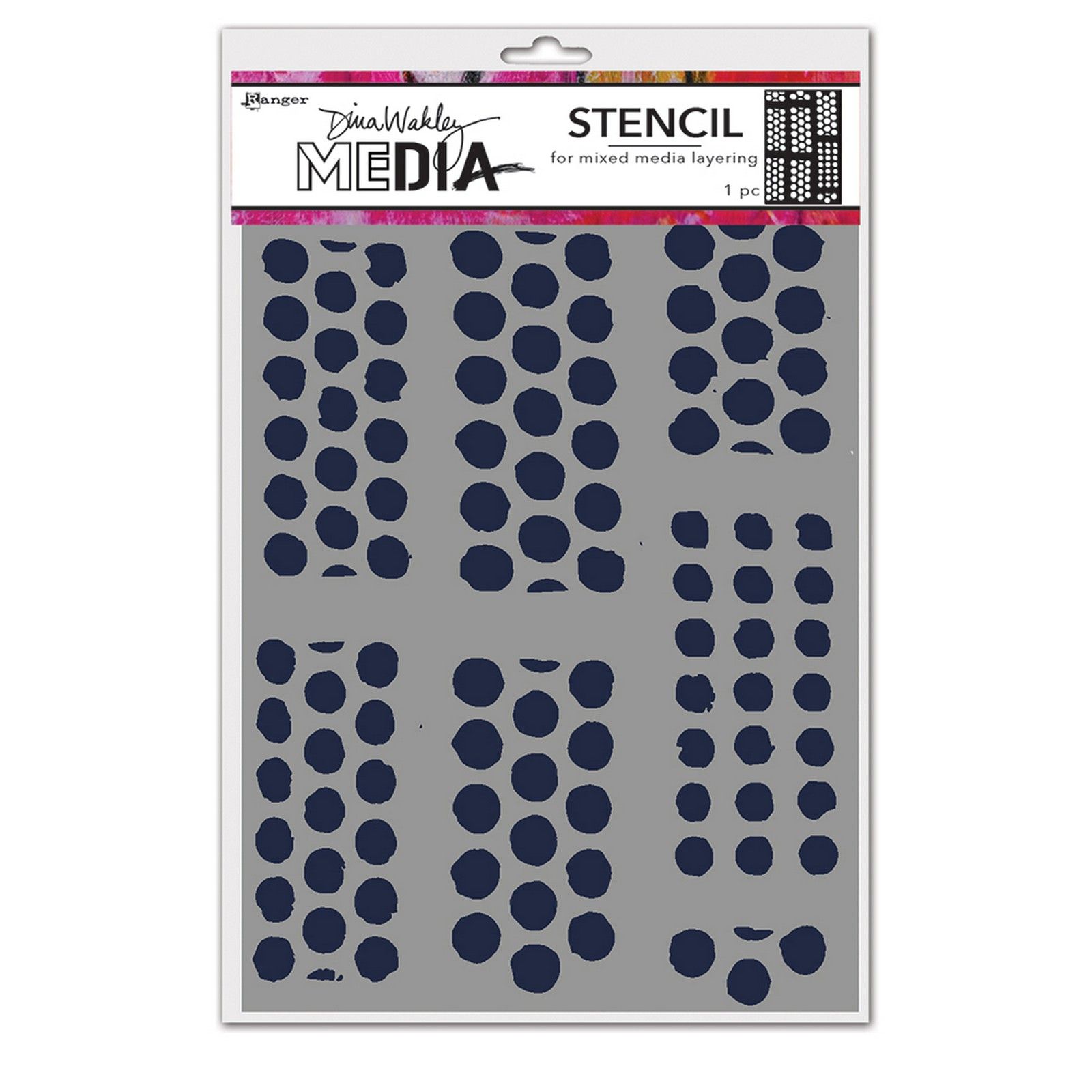 Ranger • Dina Wakley MEdia Stencil Dotted Tape