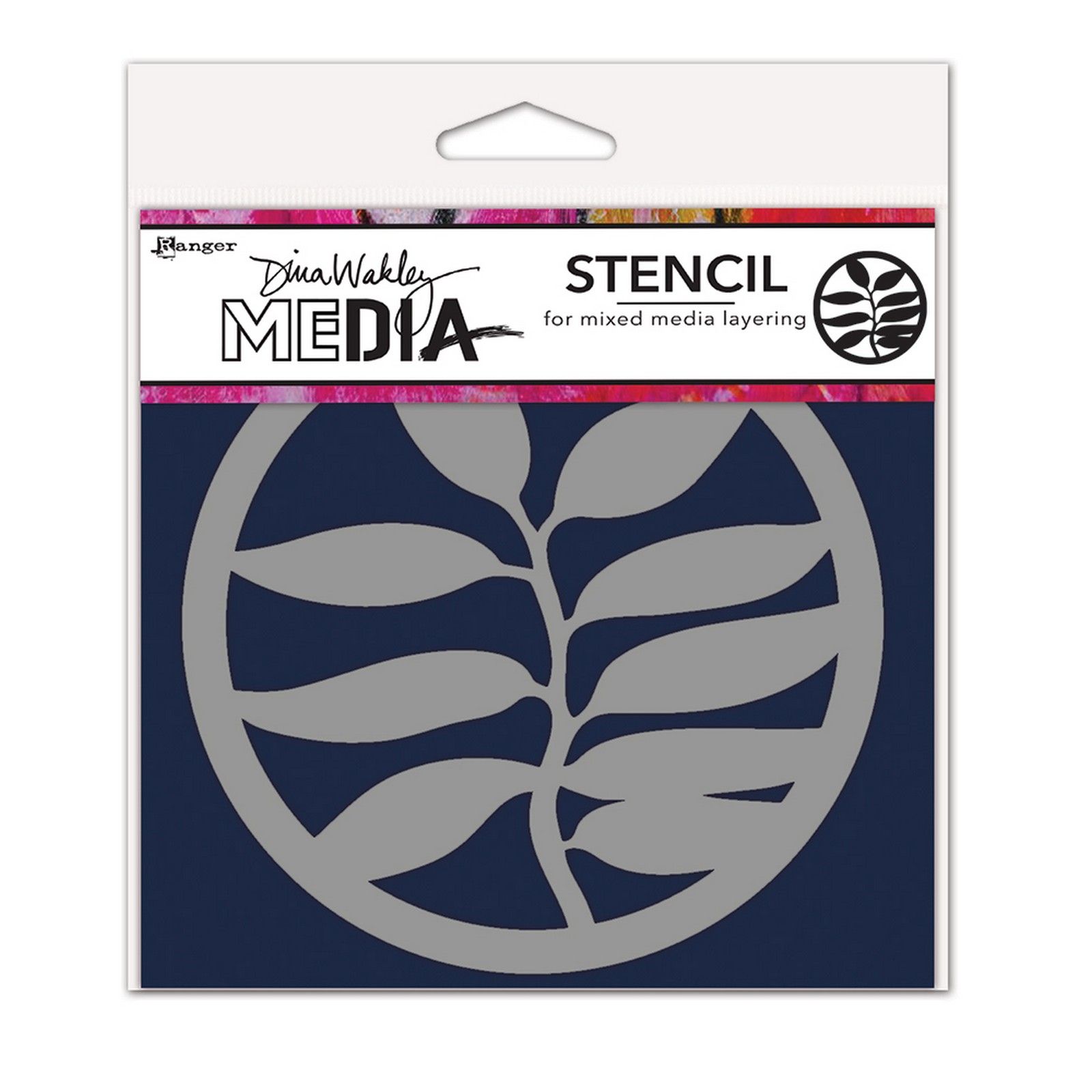 Ranger • Dina Wakeley MEdia Stencils A Frond Coaster