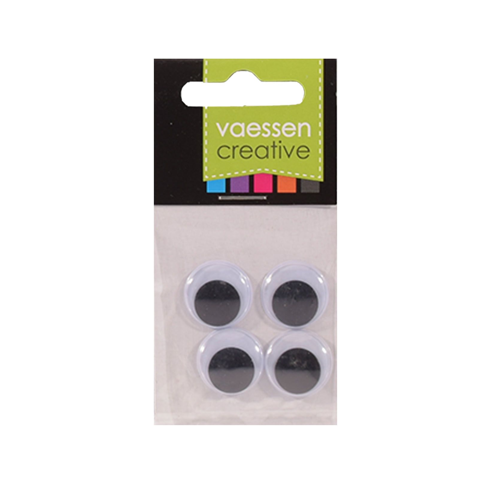 Vaessen Creative • Augen beweglich zum kleben 18mm 4pcs