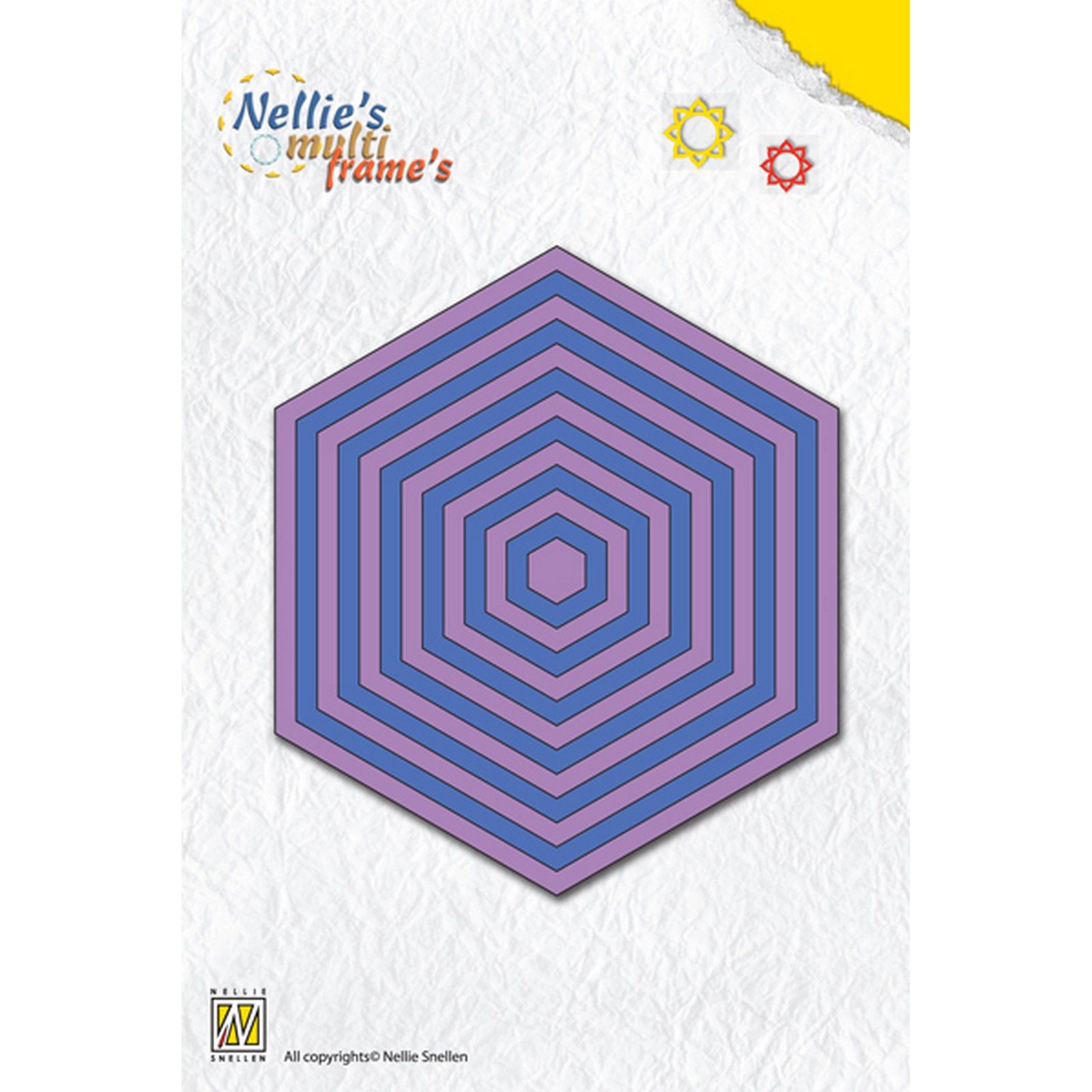 Nellie's Choice • Multi Frame Dies Straight Hexagon