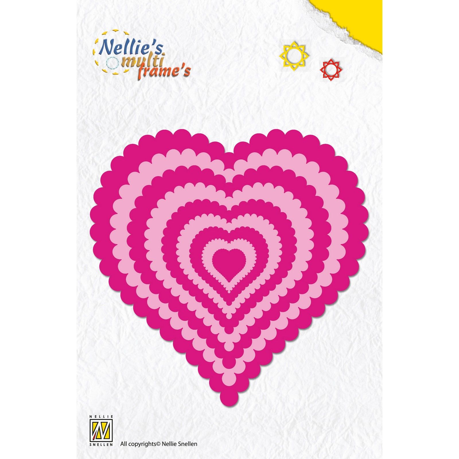 Nellie's Choice • Multi Frame Dies Wavy Heart