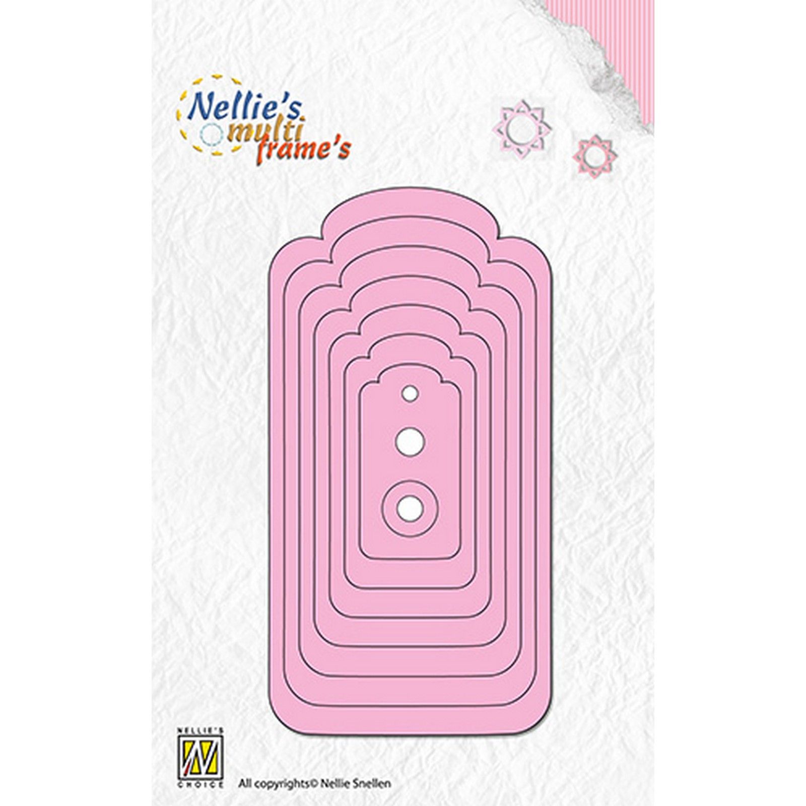 Nellie's Choice • Multi Frame Dies Rounded Tags 11pcs