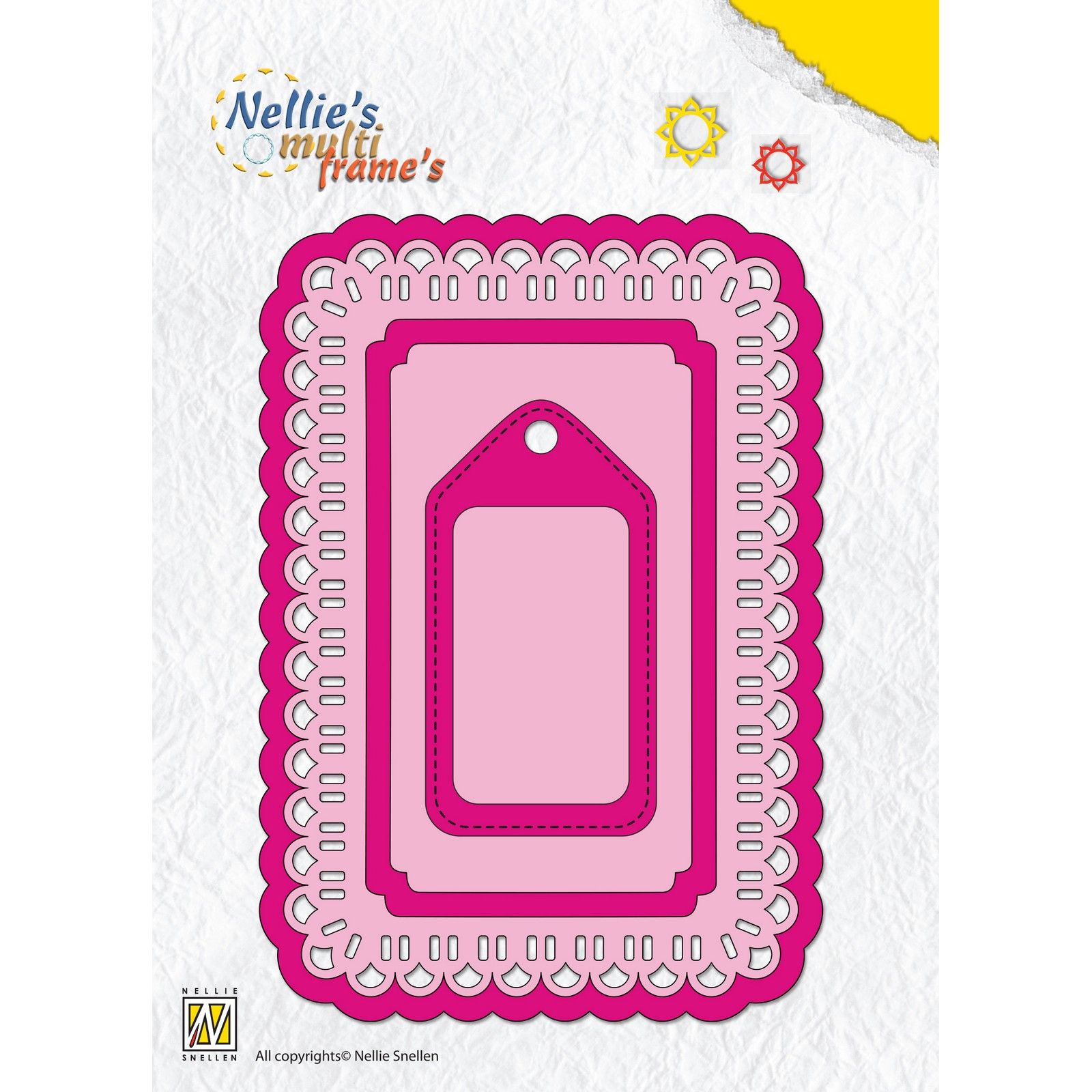 Nellie's Choice • Multi Frame Dies Marco para Cinta Rectángulo 6uds