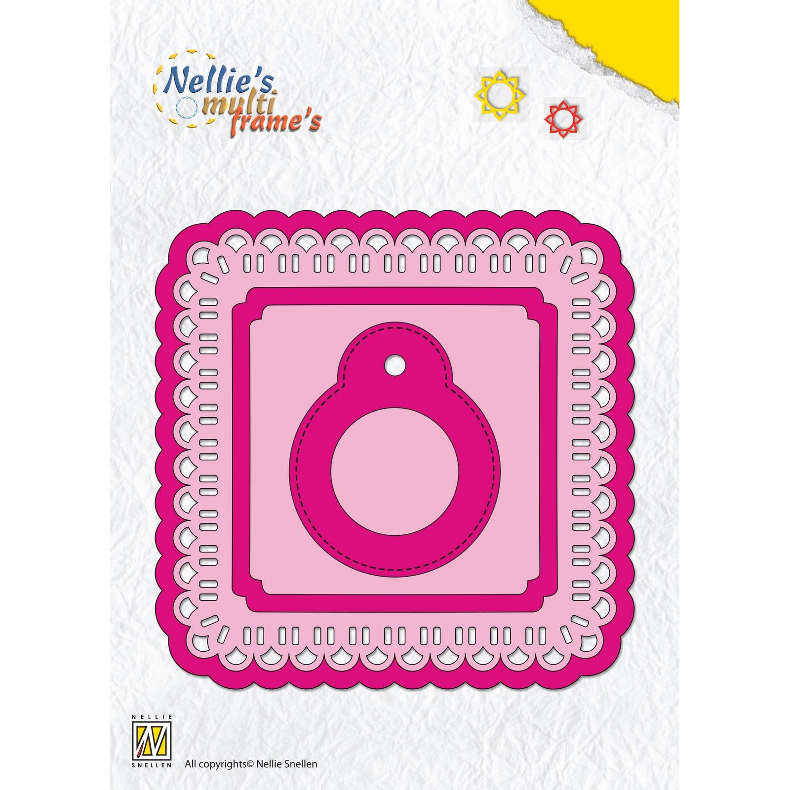 Nellie's Choice • Nellie's Multi Frame Die Square for Ribbon