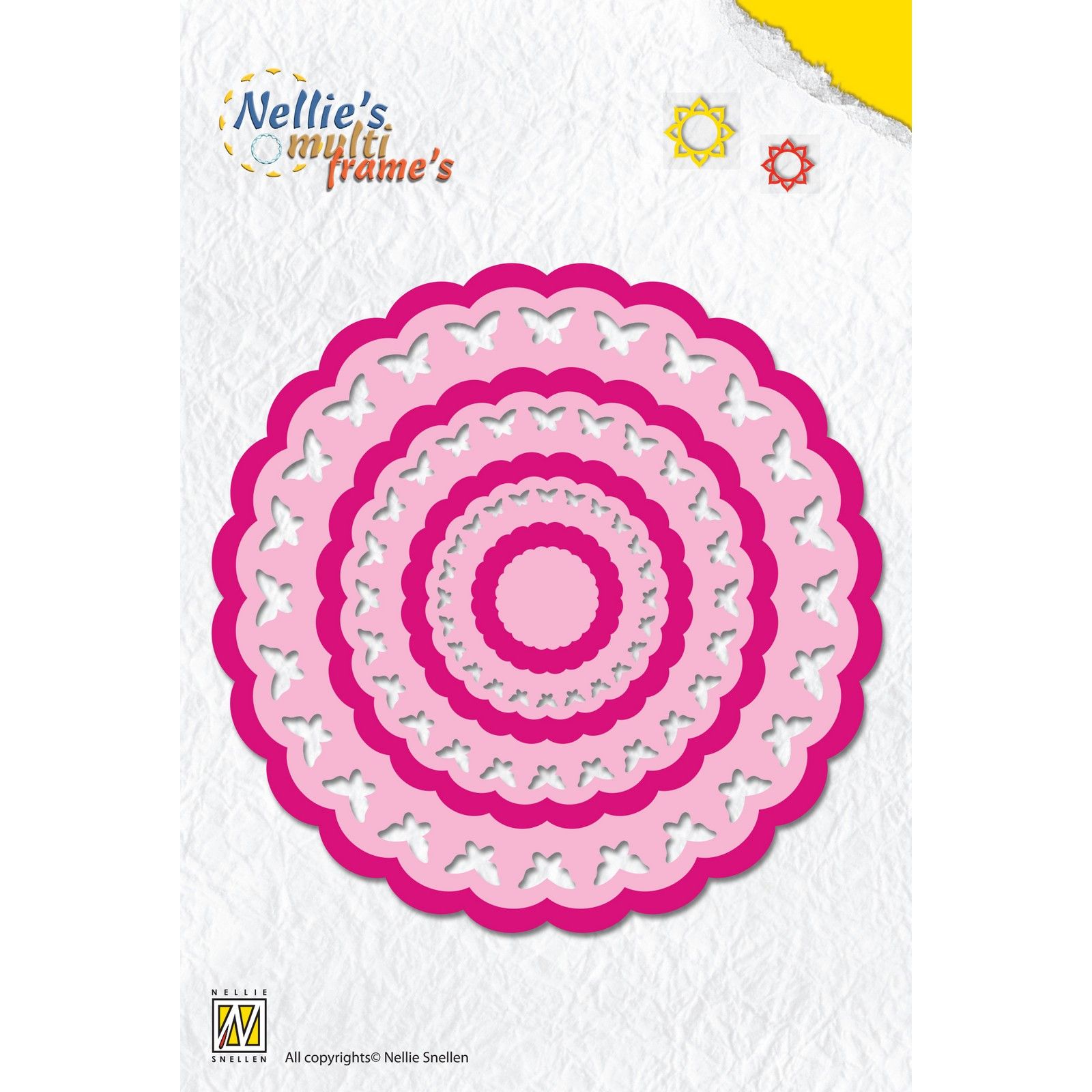 Nellie's Choice • Multi Frame Dies Rosette Butterflies