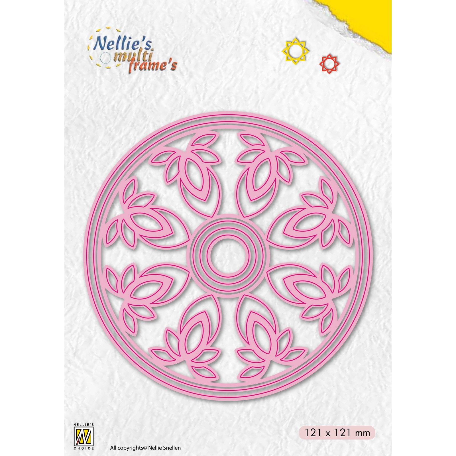 Nellie's Choice • Nellie's Multi Frame Die Kaleidoscoop Flower