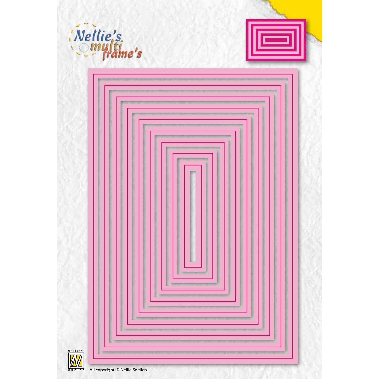 Nellie's Choice • Multi Frame Dies XL-Die Rectangle Straight Corners