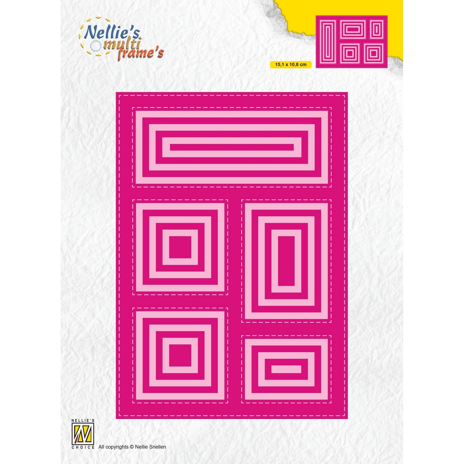 Nellie's Choice • Multi Frame Dies Block Die Rectangle 151x108mm