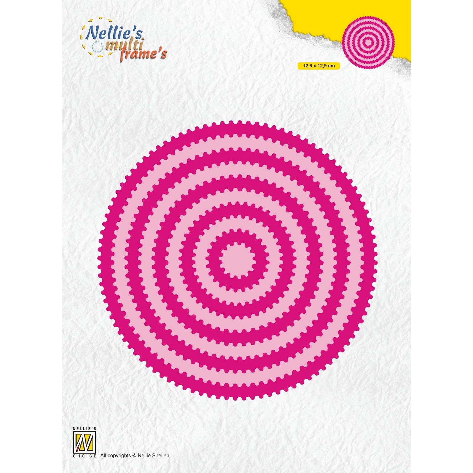 Nellie's Choice • Multi Frame Dies Wavy Circle 10pcs