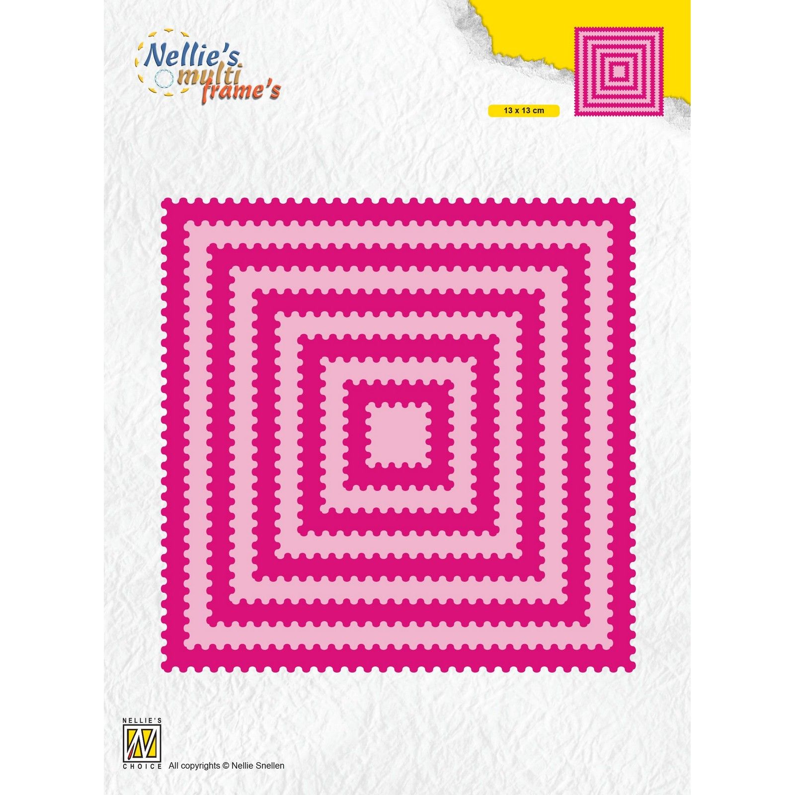 Nellie's Choice • Multi Frame Dies Square Waves 130x130mm