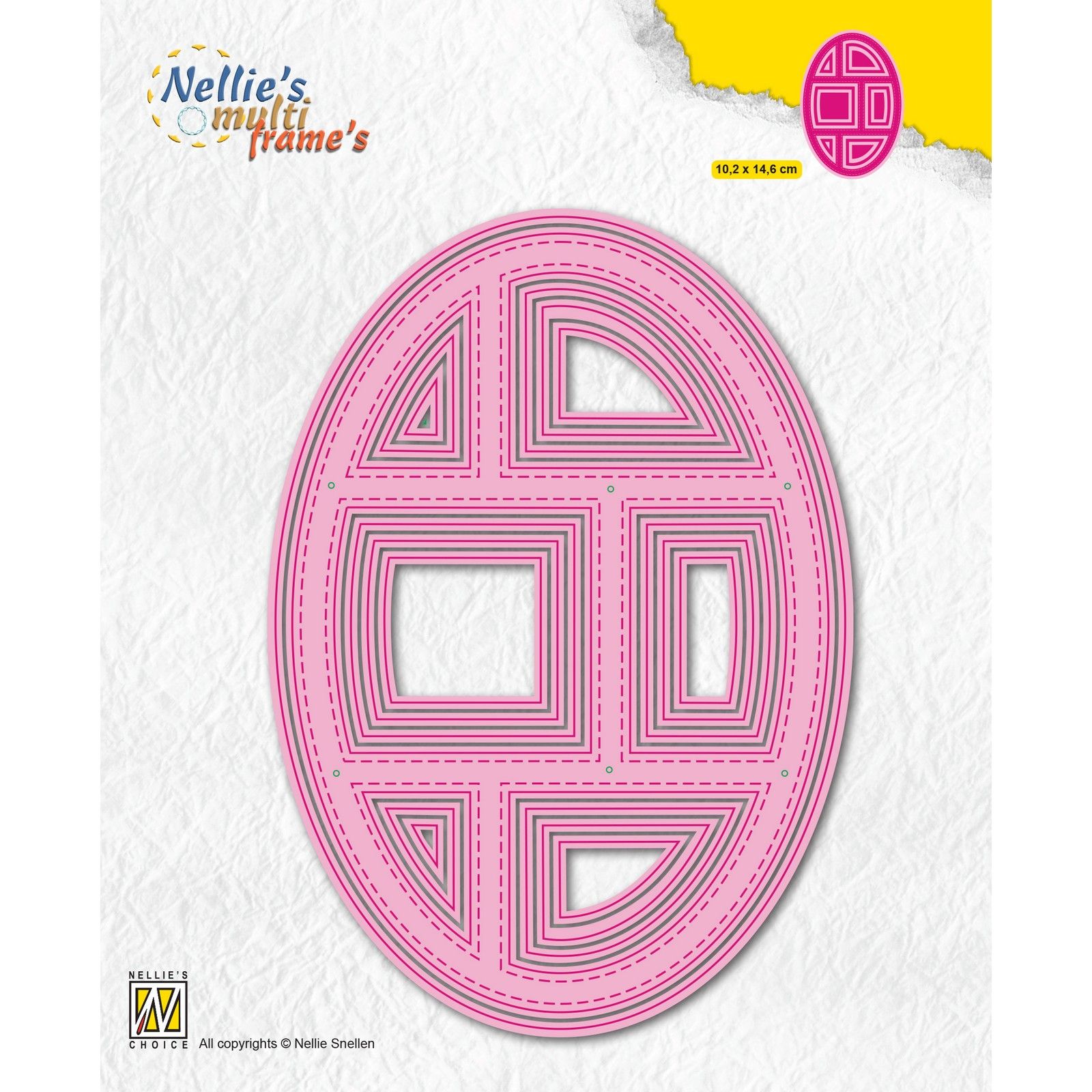 Nellie's Choice • Nellie's Multi Frame Die Scrap Oval