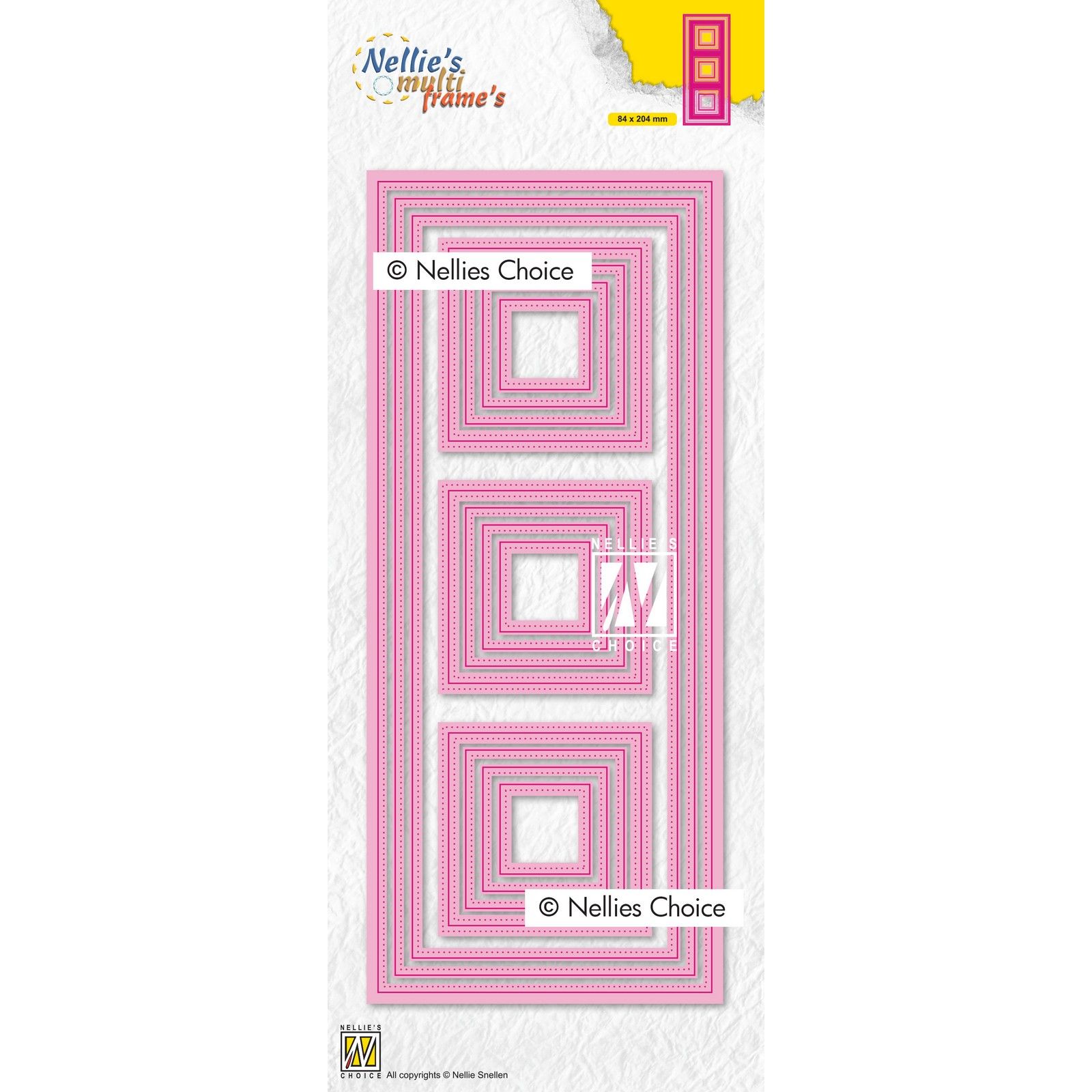 Nellie's Choice • Multi Frame Dies Square 15pcs