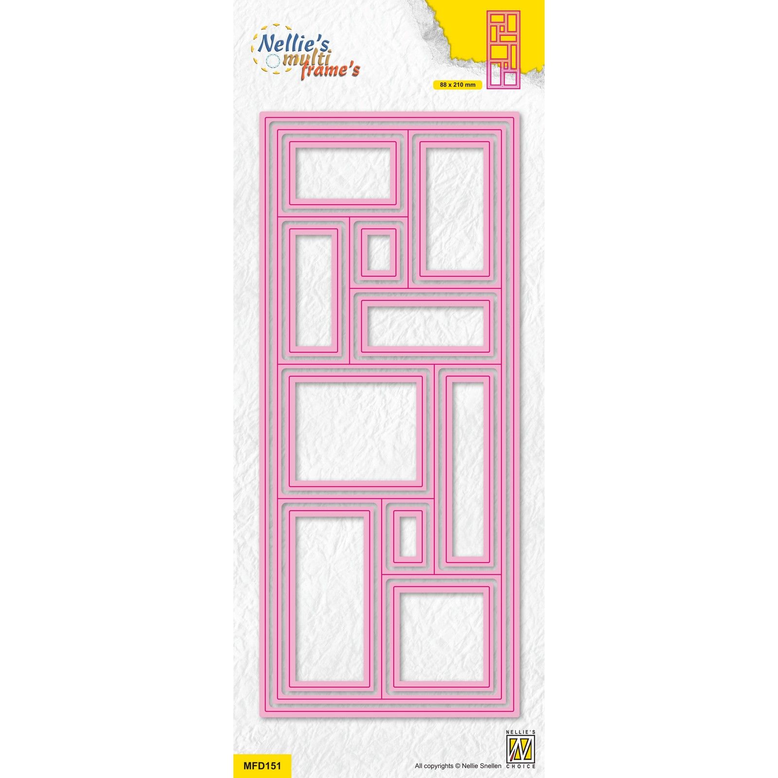 Nellie's Choice • Multi Frame Dies Continue Slim-Line Dies Quilt-1