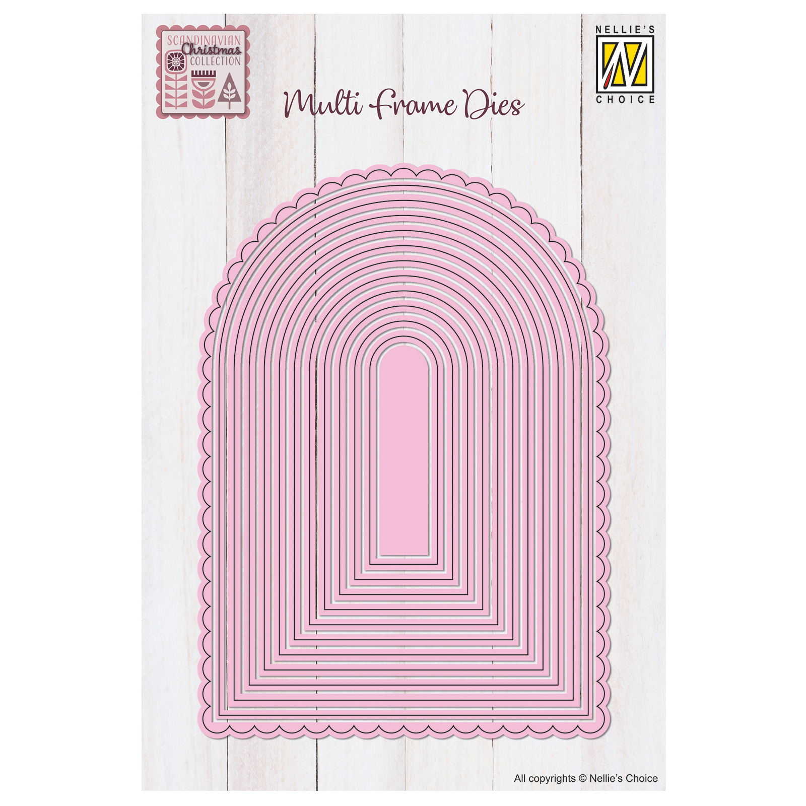 Nellie's Choice • Multi Frame Die Dome 12pcs