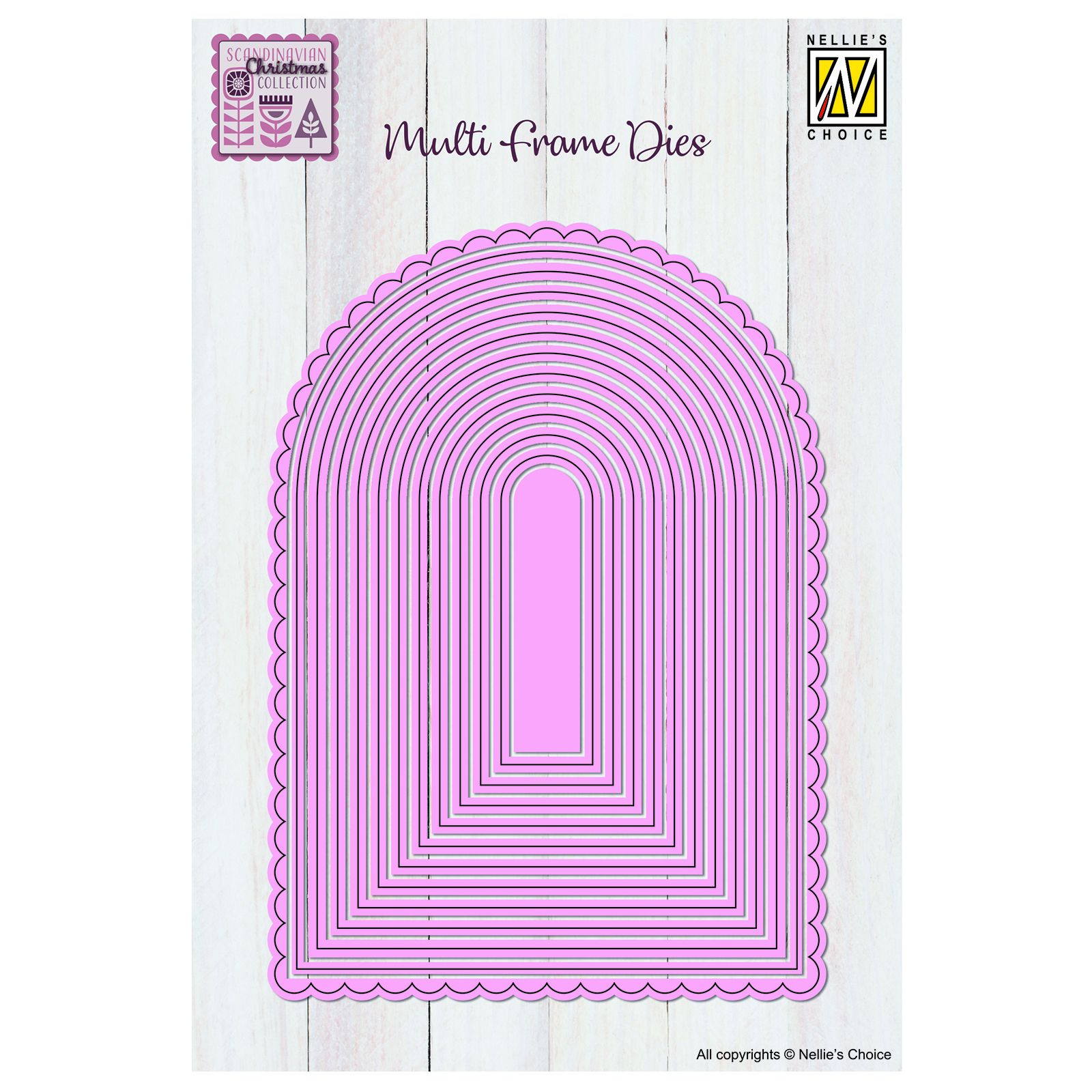 Nellie's Choice • Multi Frame Die Dome 12pcs