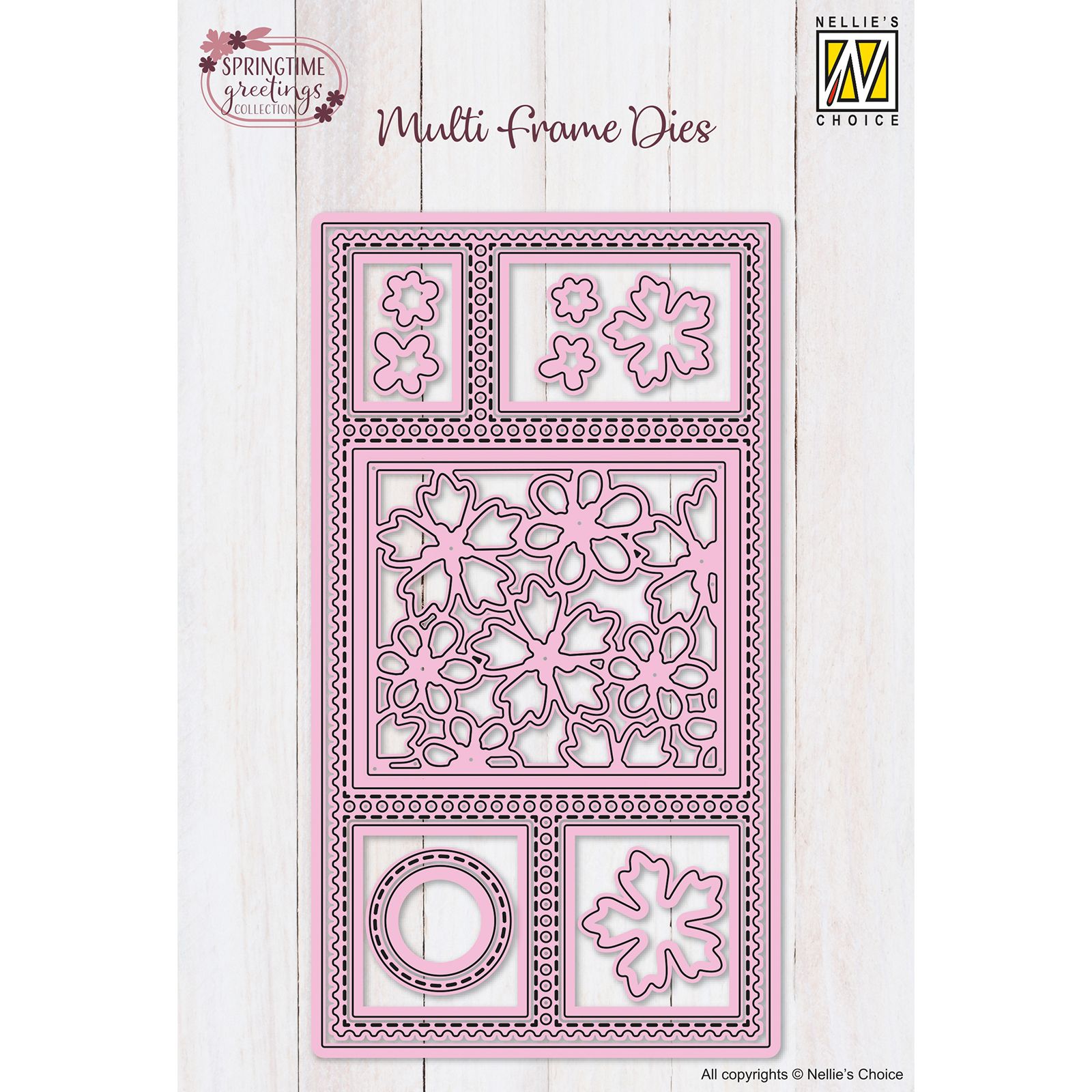 Nellie's Choice • Multi Frame Dies Fleurs de Printemps 16pcs