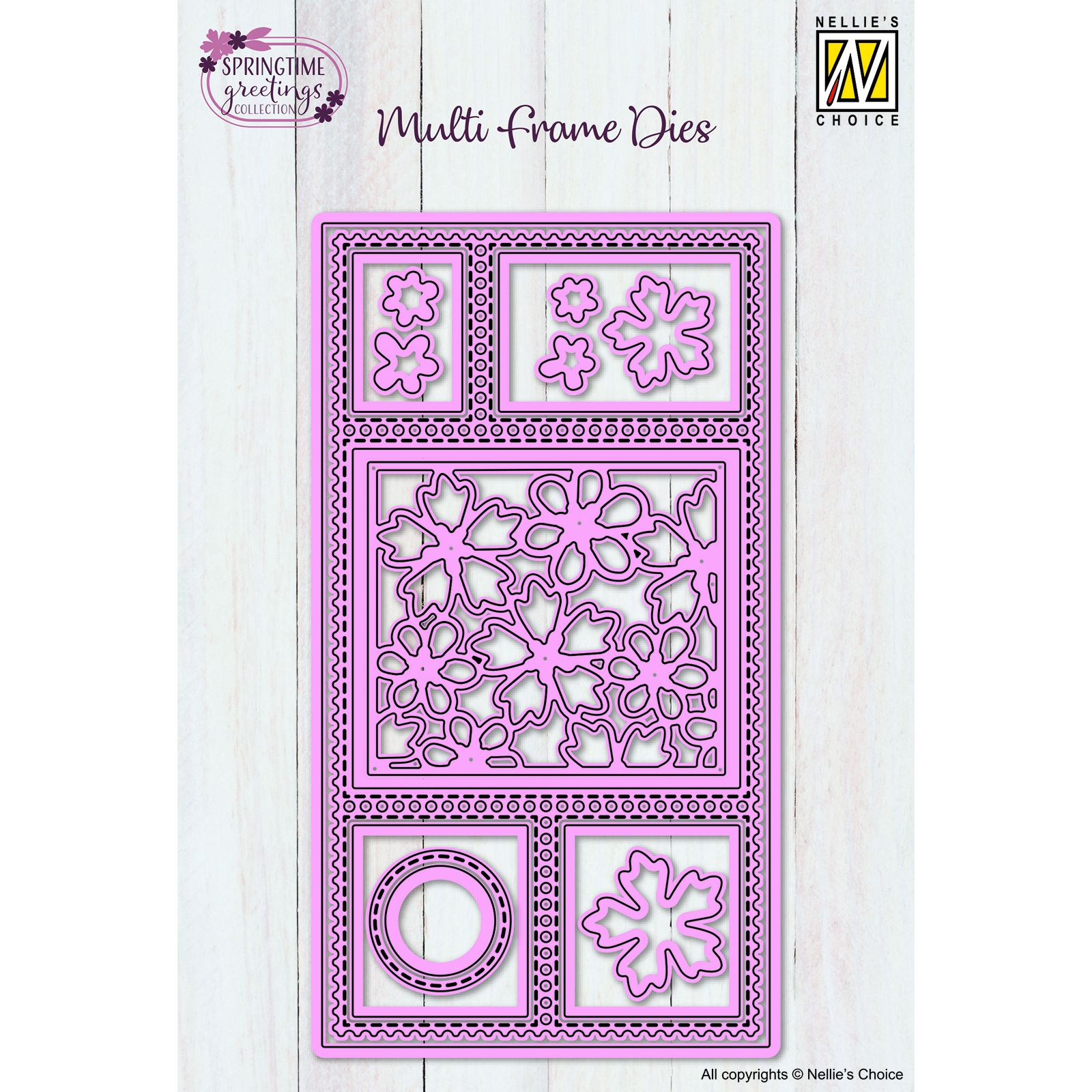 Nellie's Choice • Slimline Die Set Flowers