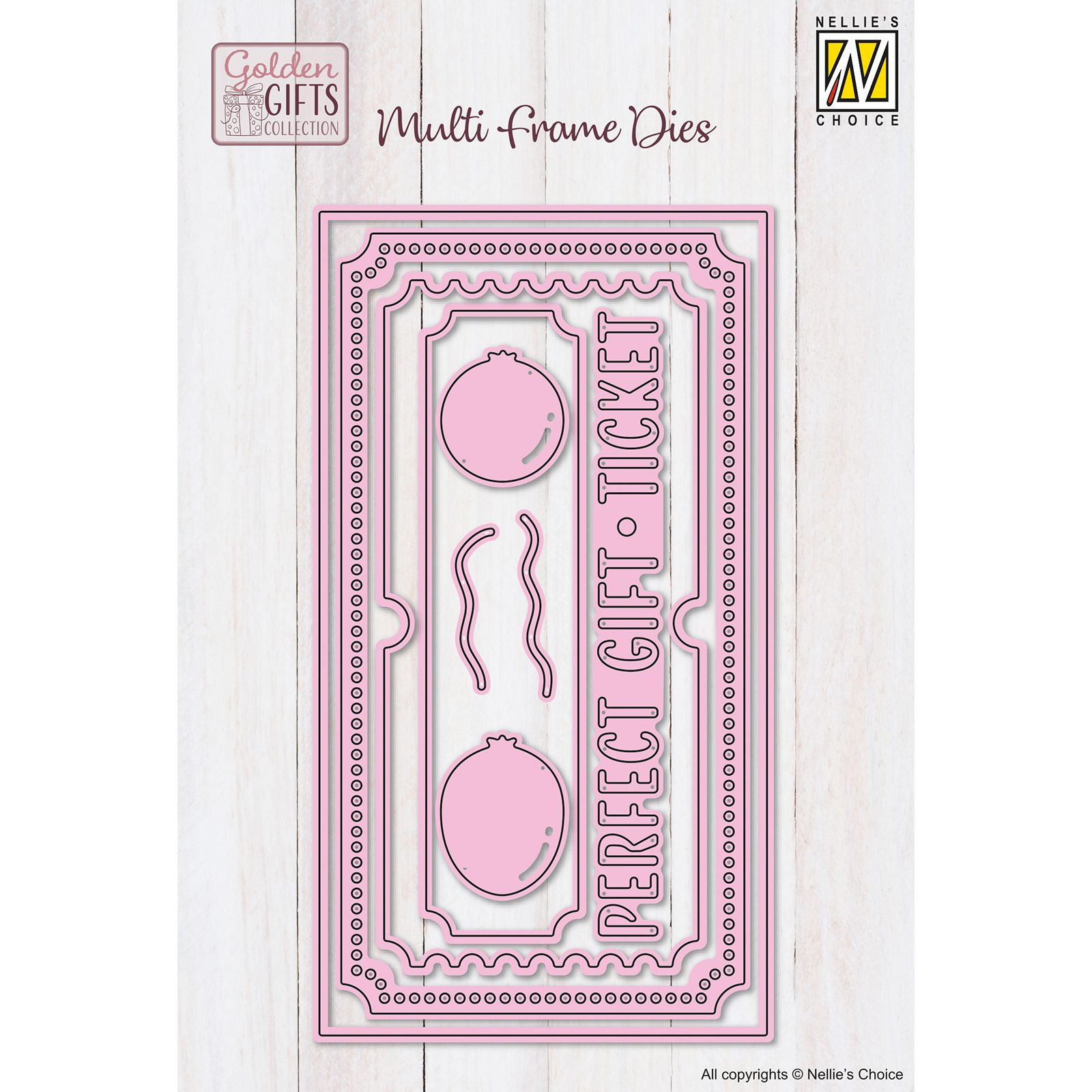 Nellie's Choice • Multi Frame Die Golden ticket