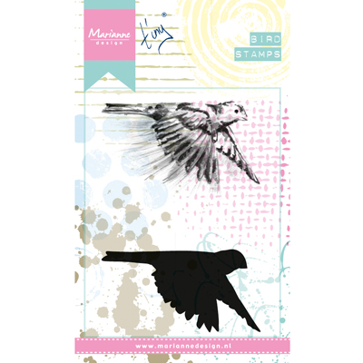 Marianne Design • Cling stempels Tiny's Vogels 1