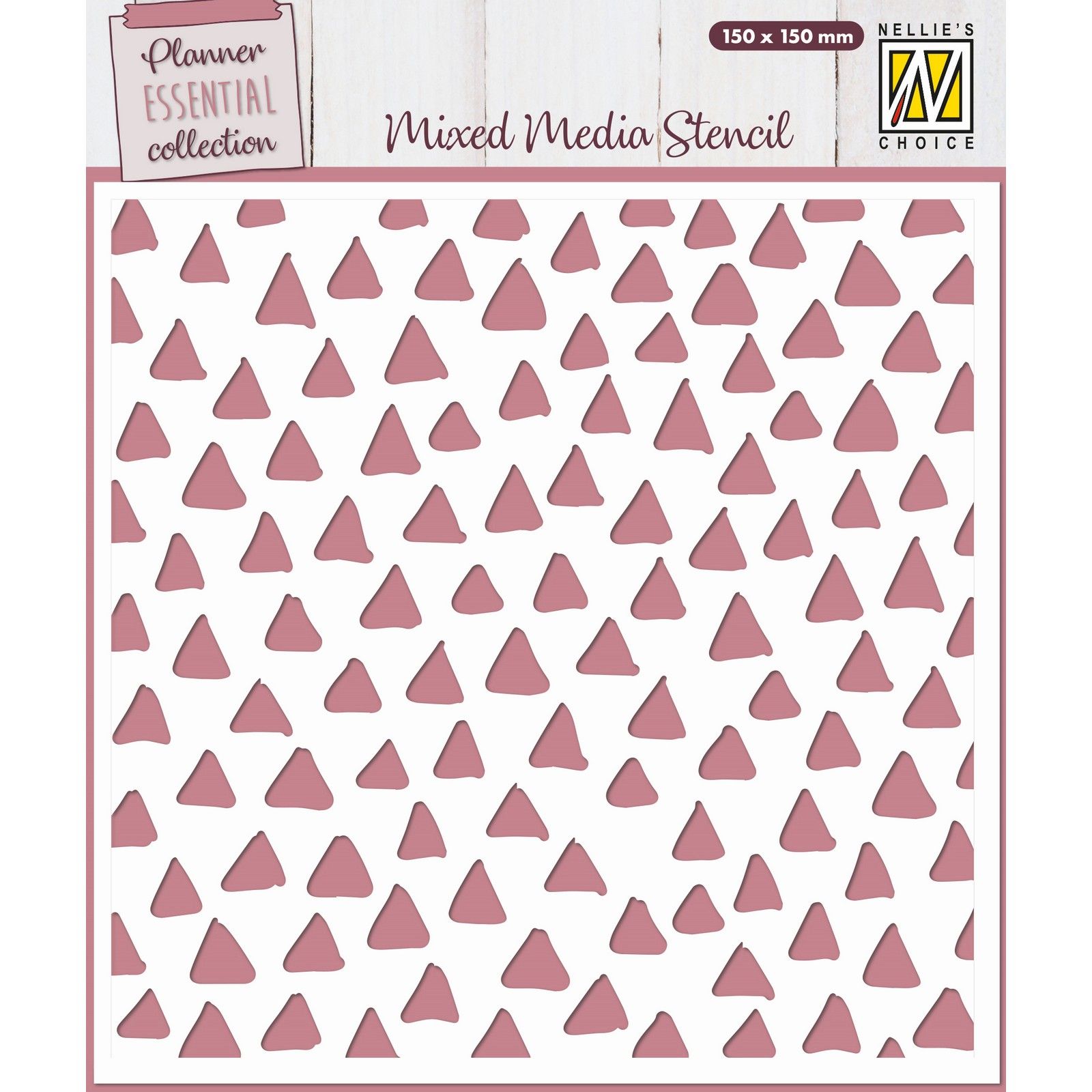 Nellie's Choice • Stencil Triangles 5.9x5.9inch