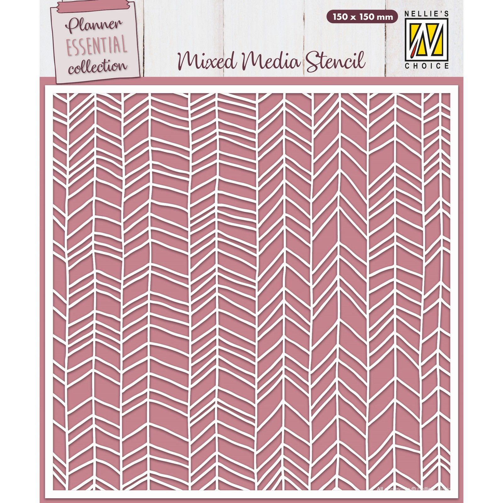 Nellie's Choice • Stencil Chevron 5.9x5.9inch
