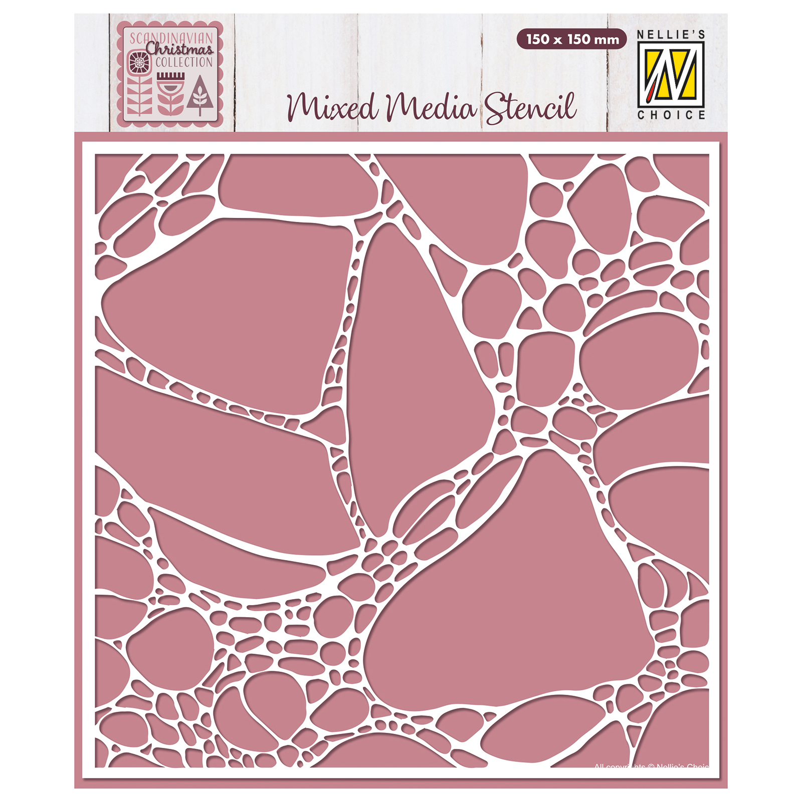 Nellie's Choice • Schablone Farbtropfen 15x15cm