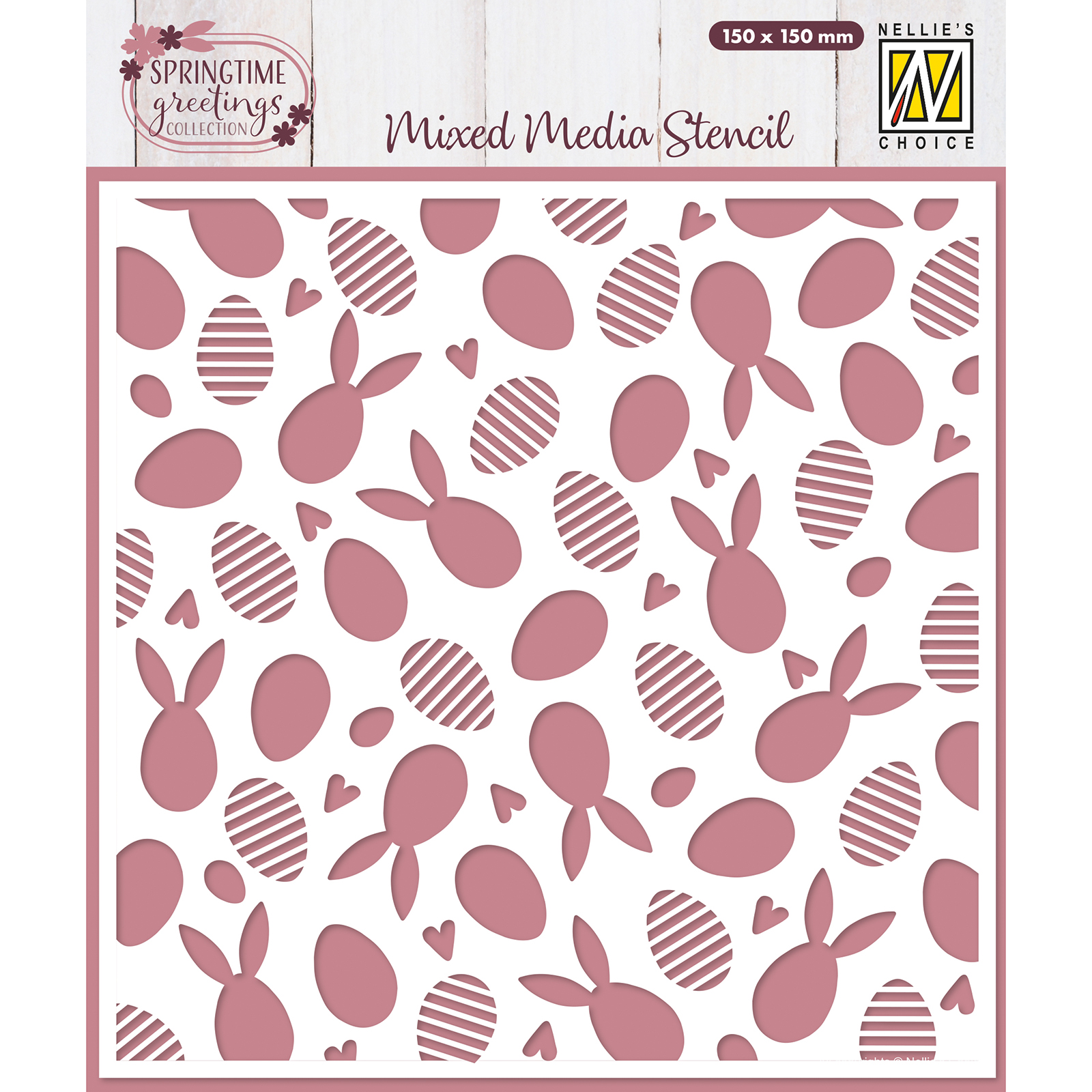 Nellie's Choice • Stencil Bunnies And Eggs